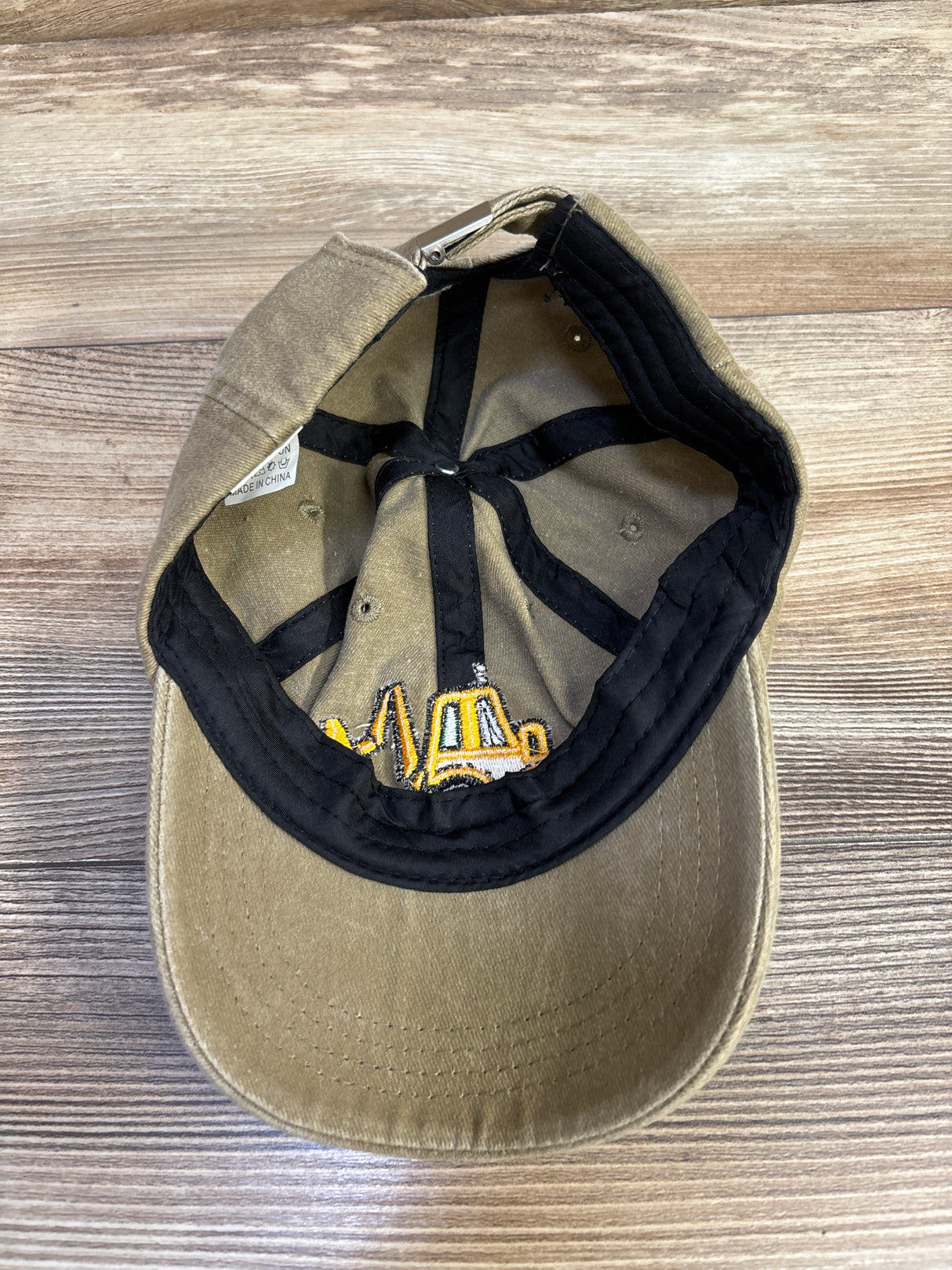 Curuila Embroidered Construction Vehicle Baseball Cap, Khaki