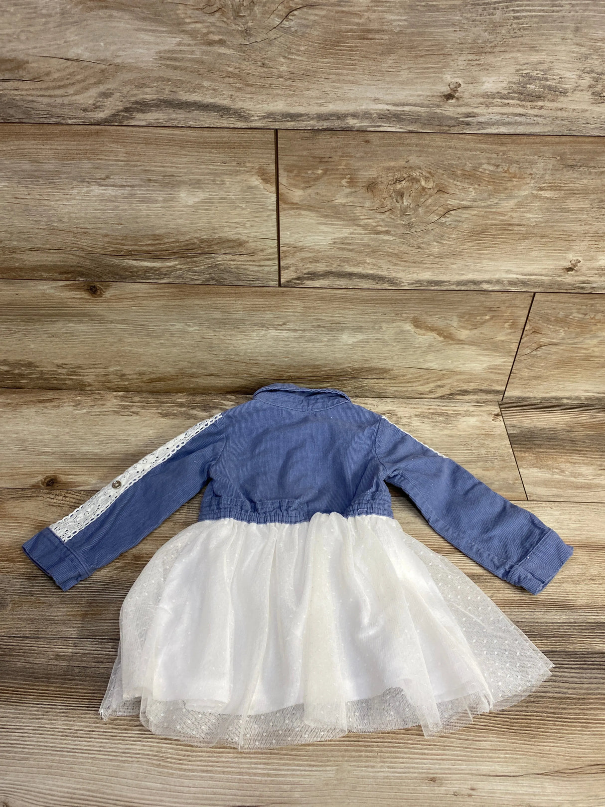 Young Heart Cord Tulle Jacket Dress Lilac sz 18m