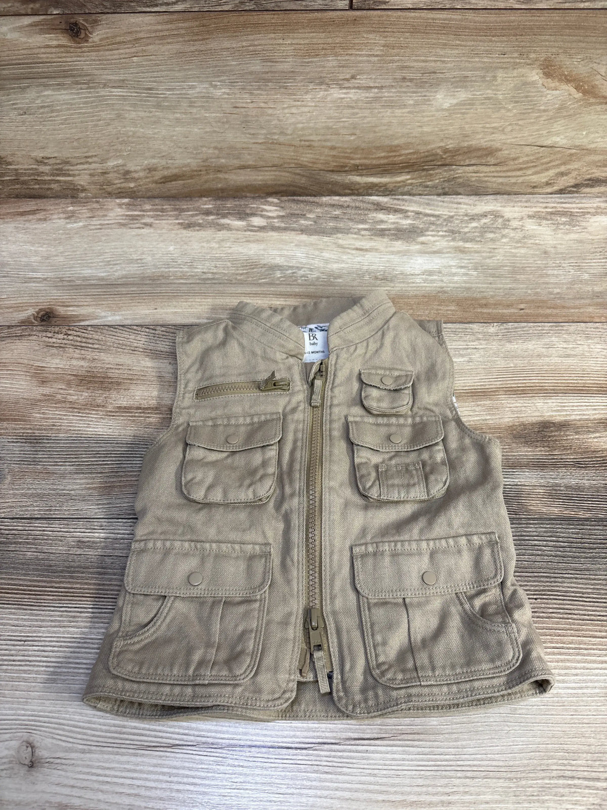 Banana Republic Heritage Explorer Vest Tan sz 6-12m