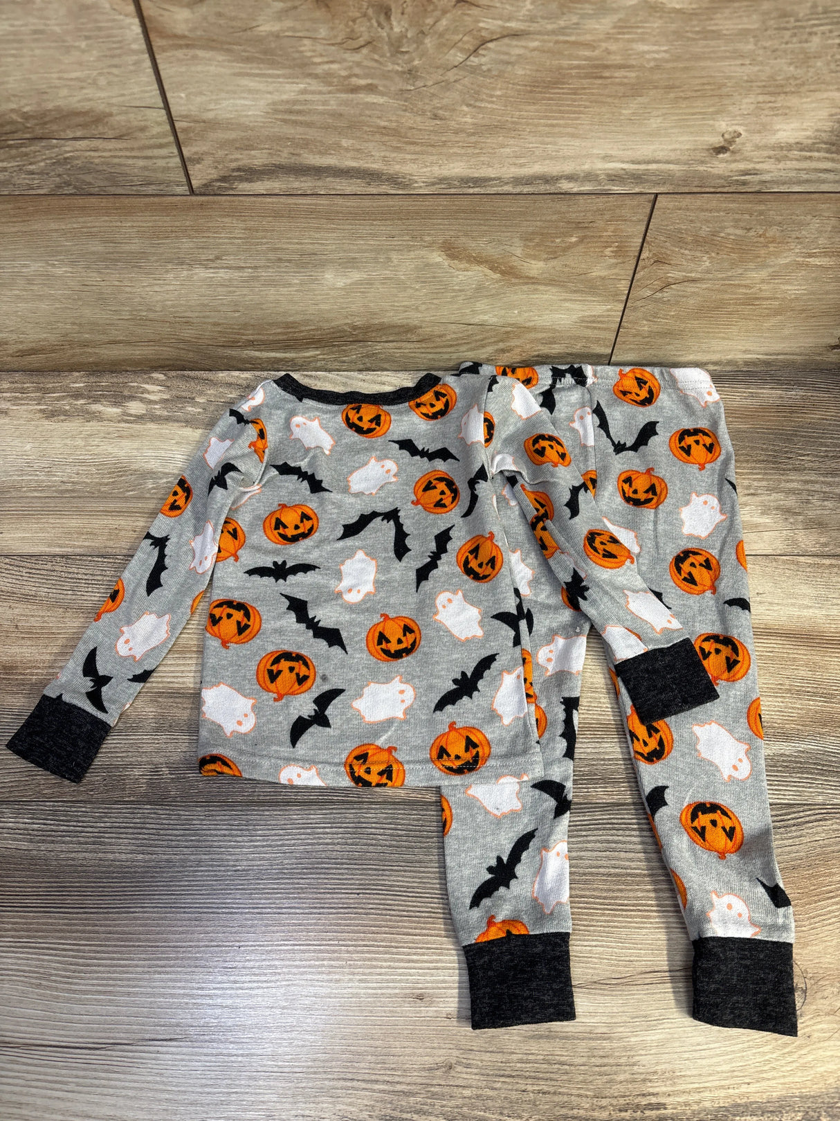 Trick Or Treat Sleep 2pc Pajama Set Grey sz 2T