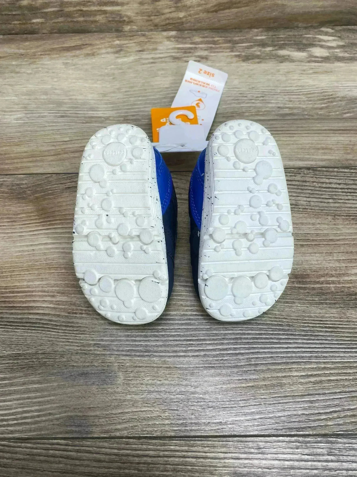 NEW Carter's Every Step Double Velcro Sneakers Sz 2c - Me n Mommy To Be