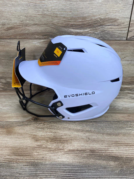 NEW Evoshield XVT 2.0 Matte Batting Helmet with Facemask White sz XS (6 1/2") - Me n Mommy To Be
