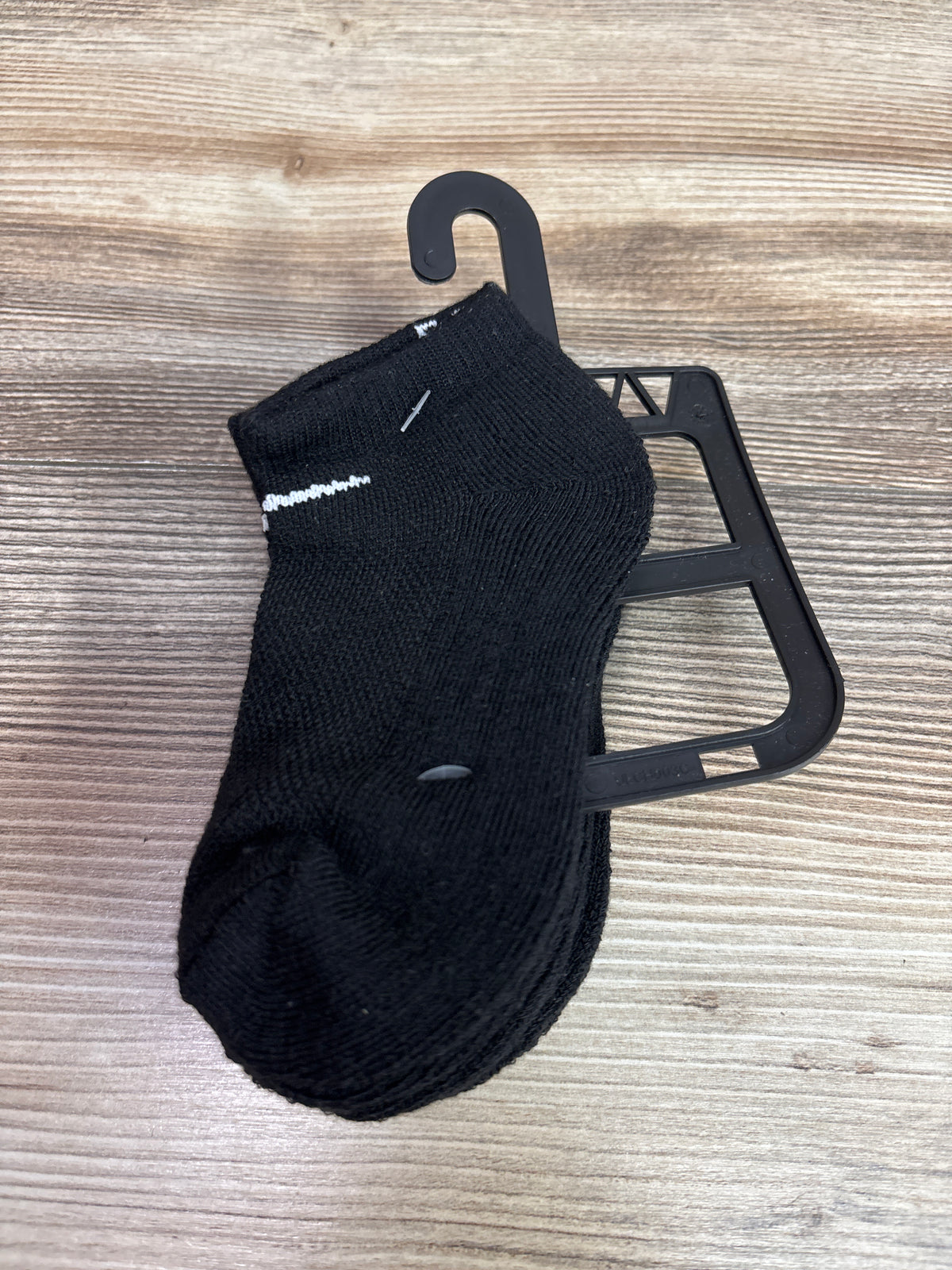 NEW Nike 3pk Cushioned Ankle Socks Black sz 5-7c