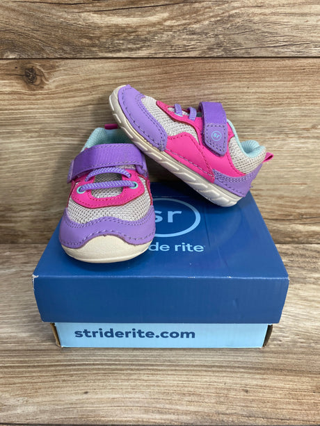 Stride Rite Soft Motion Rhett Sneakers Purple sz 4c - Me n Mommy To Be