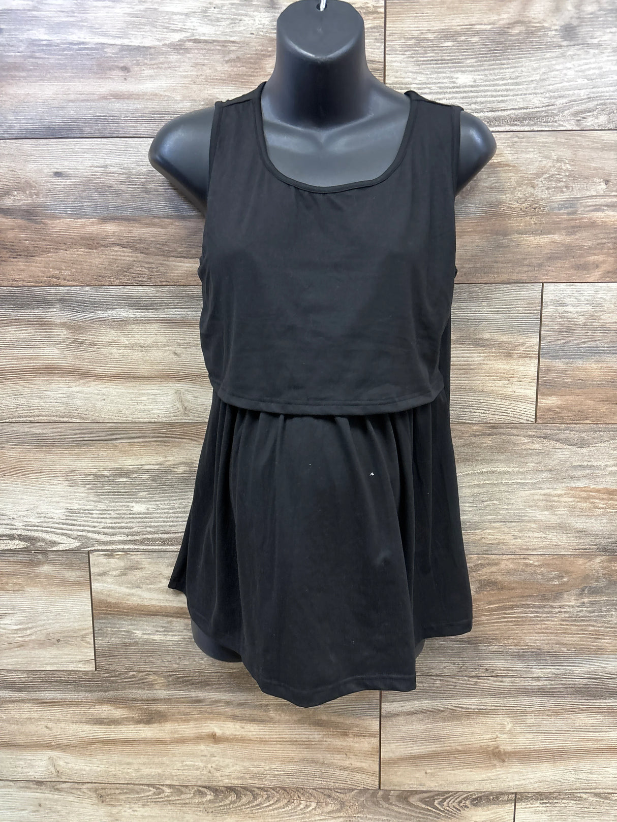 Ekouaer Maternity Nursing Shirt Black sz Small