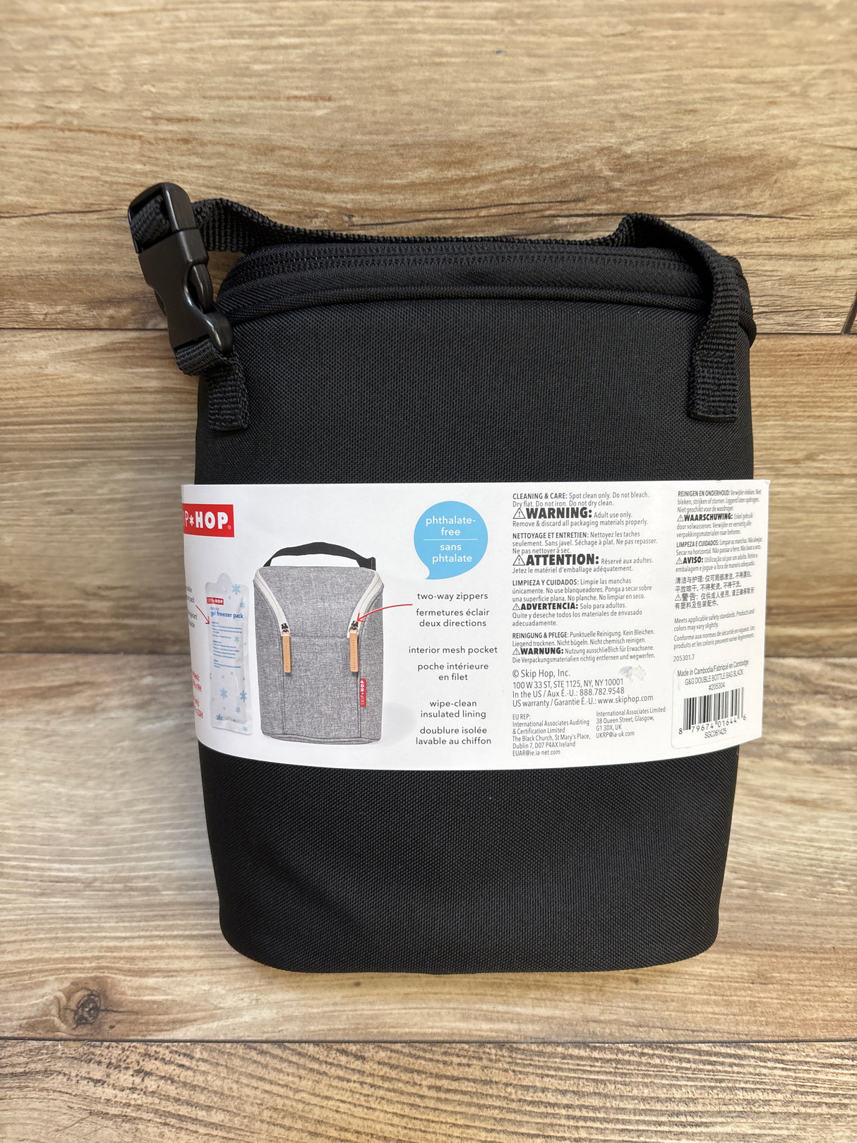 NEW Skip Hop Grab & Go Double Bottle Bag