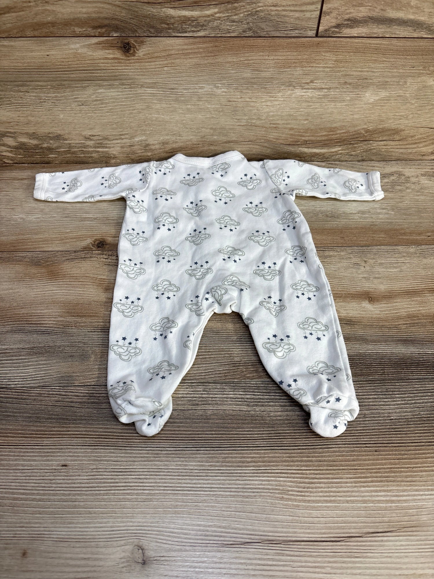 Hudson Baby Cloud Print Sleeper White sz 3-6m - Me n Mommy To Be