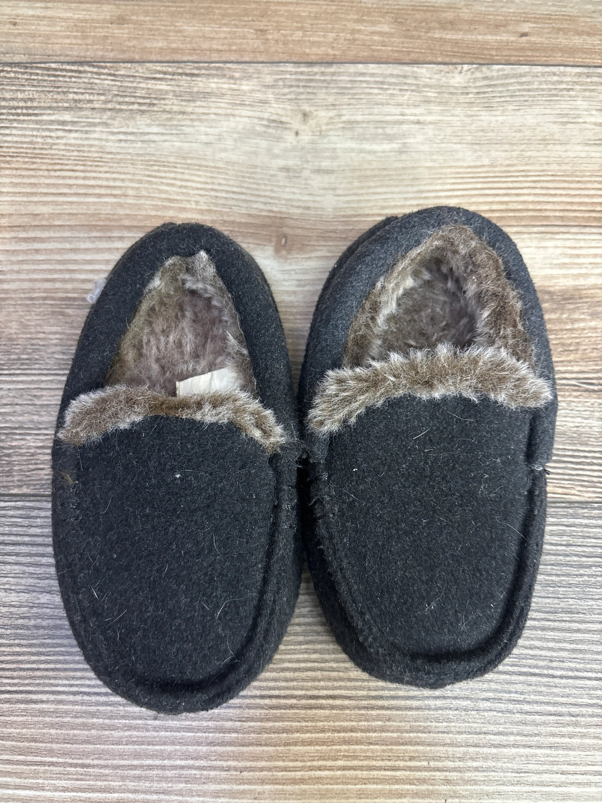 Faux Fur Lined Slippers Grey sz 5/6c