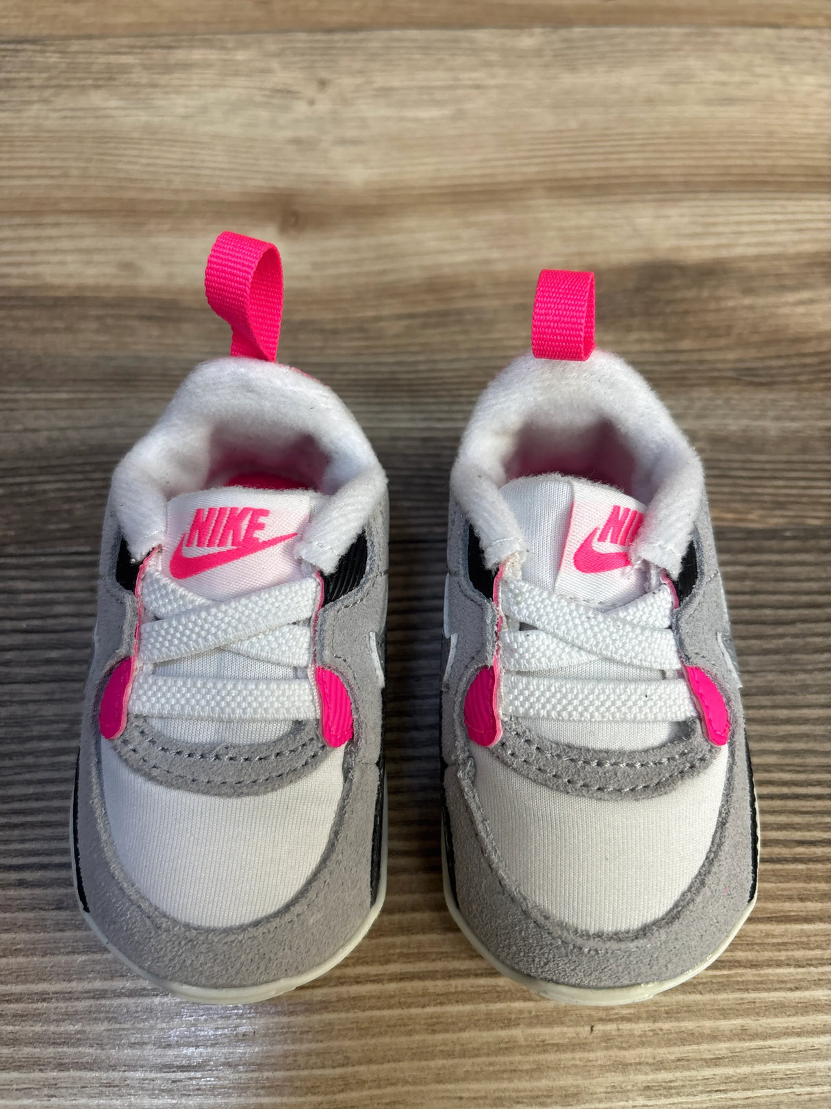 Nike Air Max 90 Crib 'Rose Pink' Sneakers sz 2c