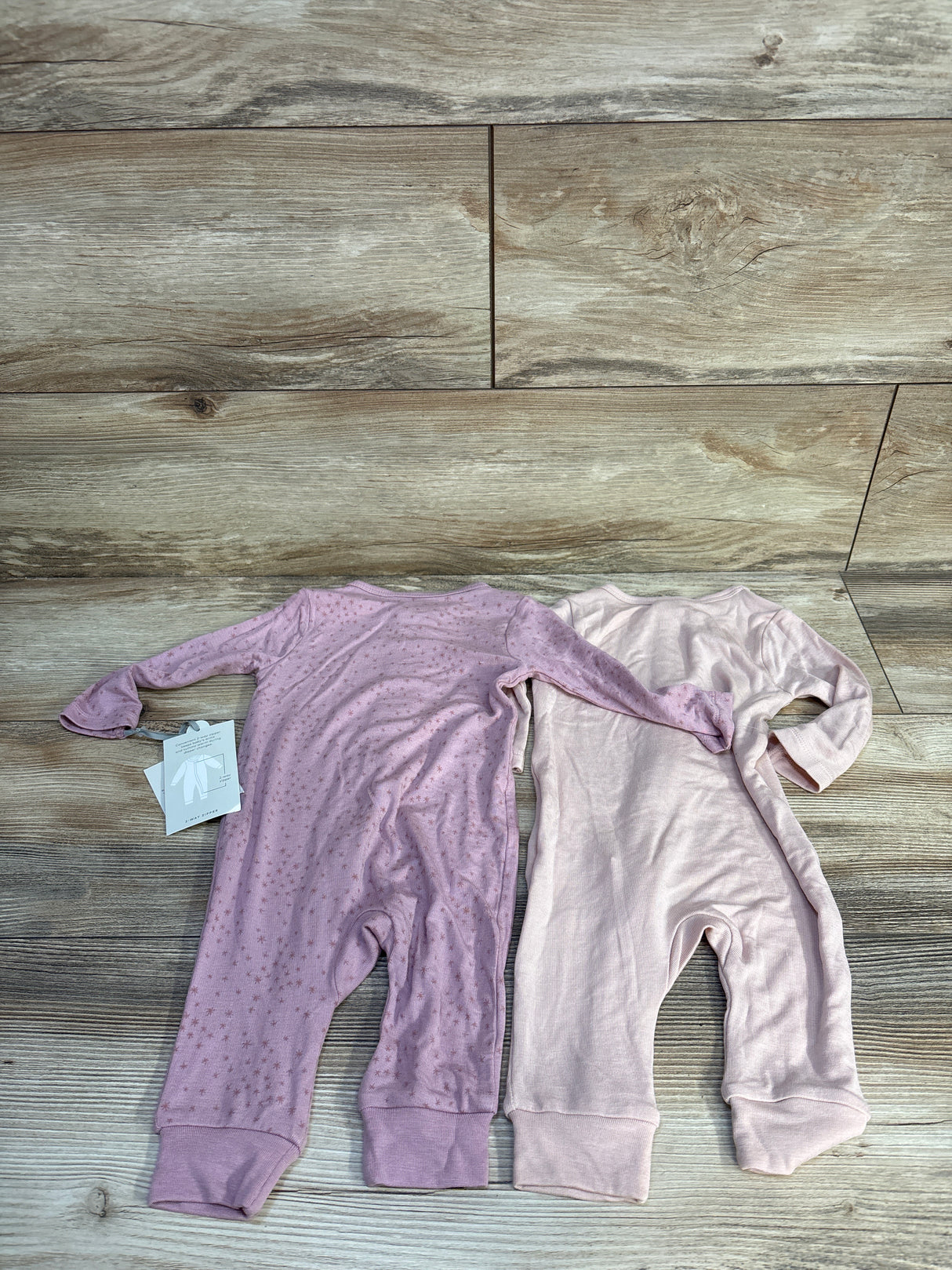 NEW Cloud Island 2pk So Very Soft Modal Blend Sleepers Pink sz 3-6m