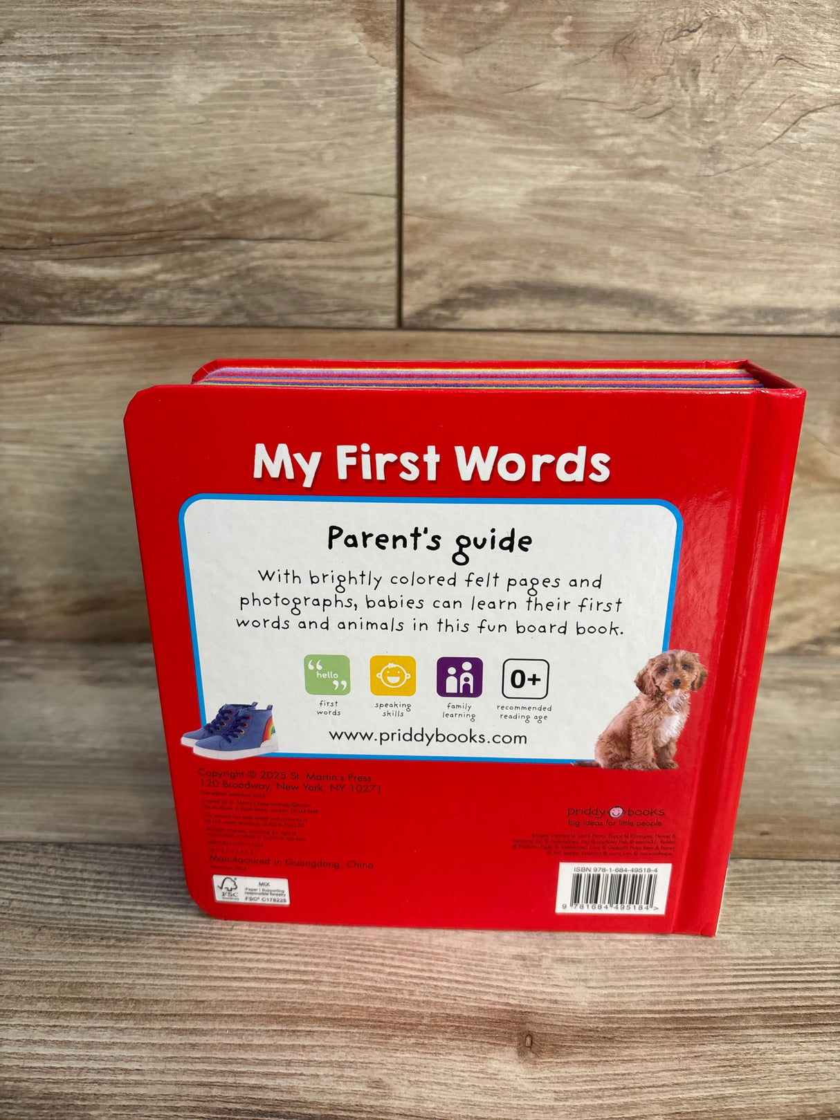 Priddy Books My First Words Felt Board Book
