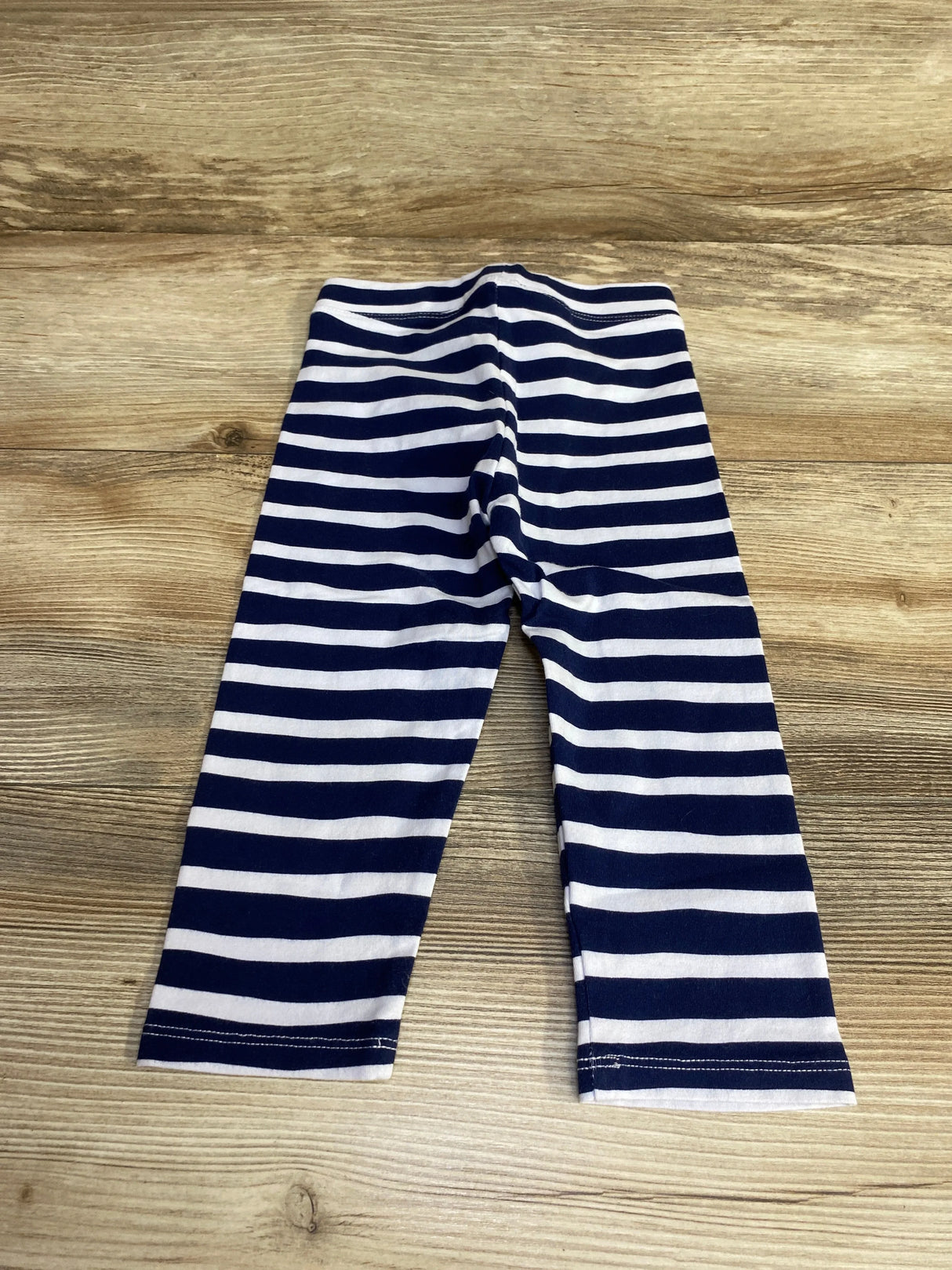 Spotted Zebra Striped Leggings Navy sz 3T - Me n Mommy To Be