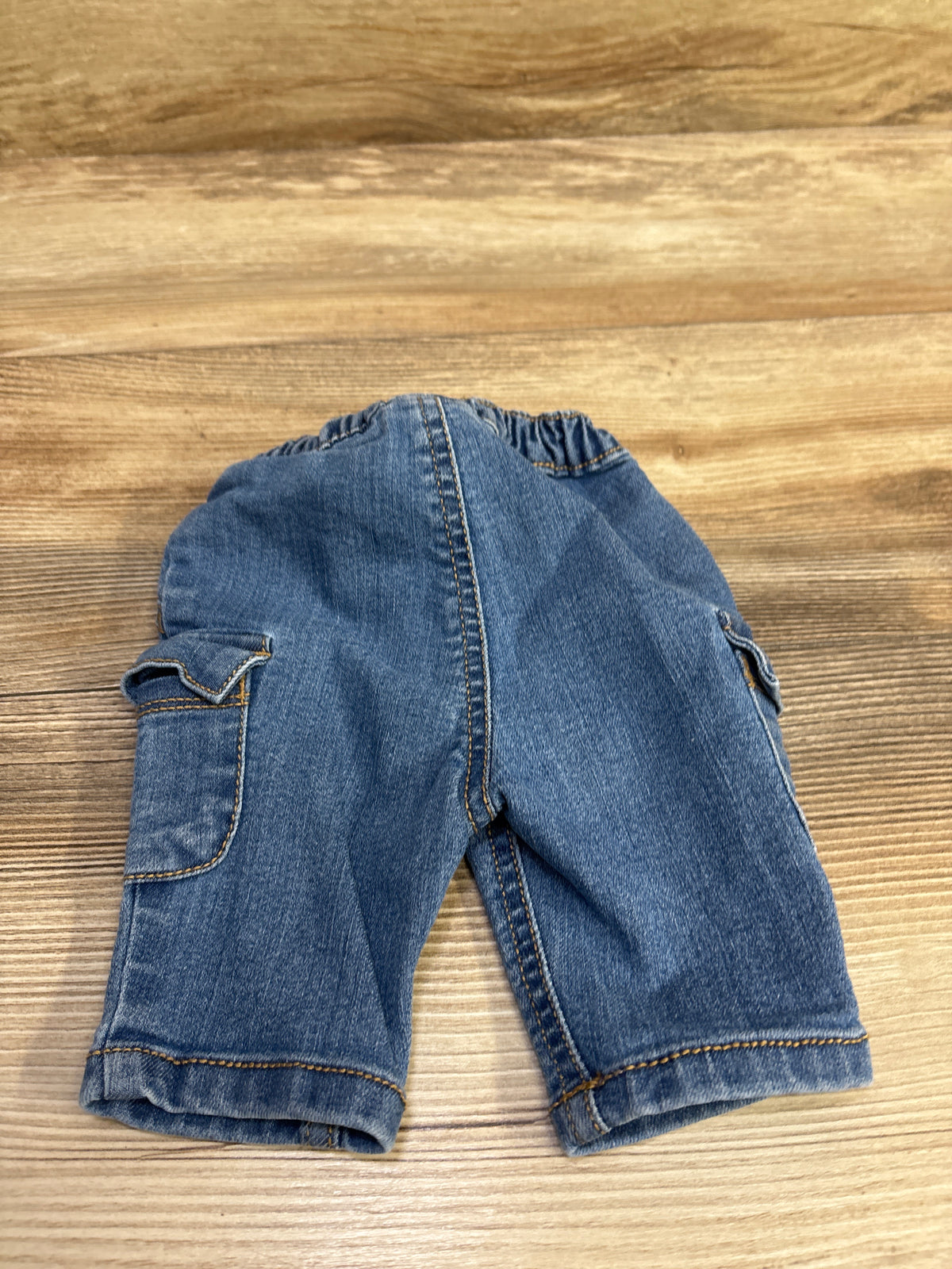 Carter's Pull-On Cargo Jeans Blue sz Newborn
