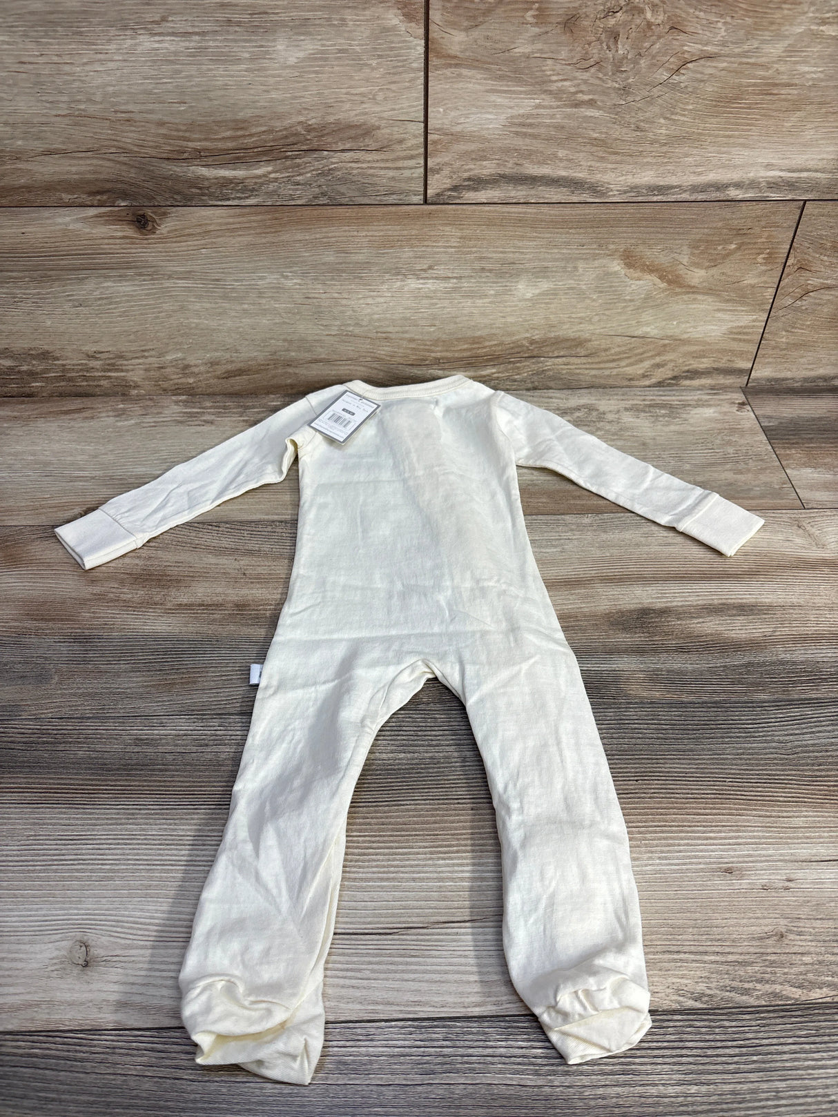 NEW Mother's Promise Ruffle Flower Child Sleeper Cream sz 6-9m - Me n Mommy To Be