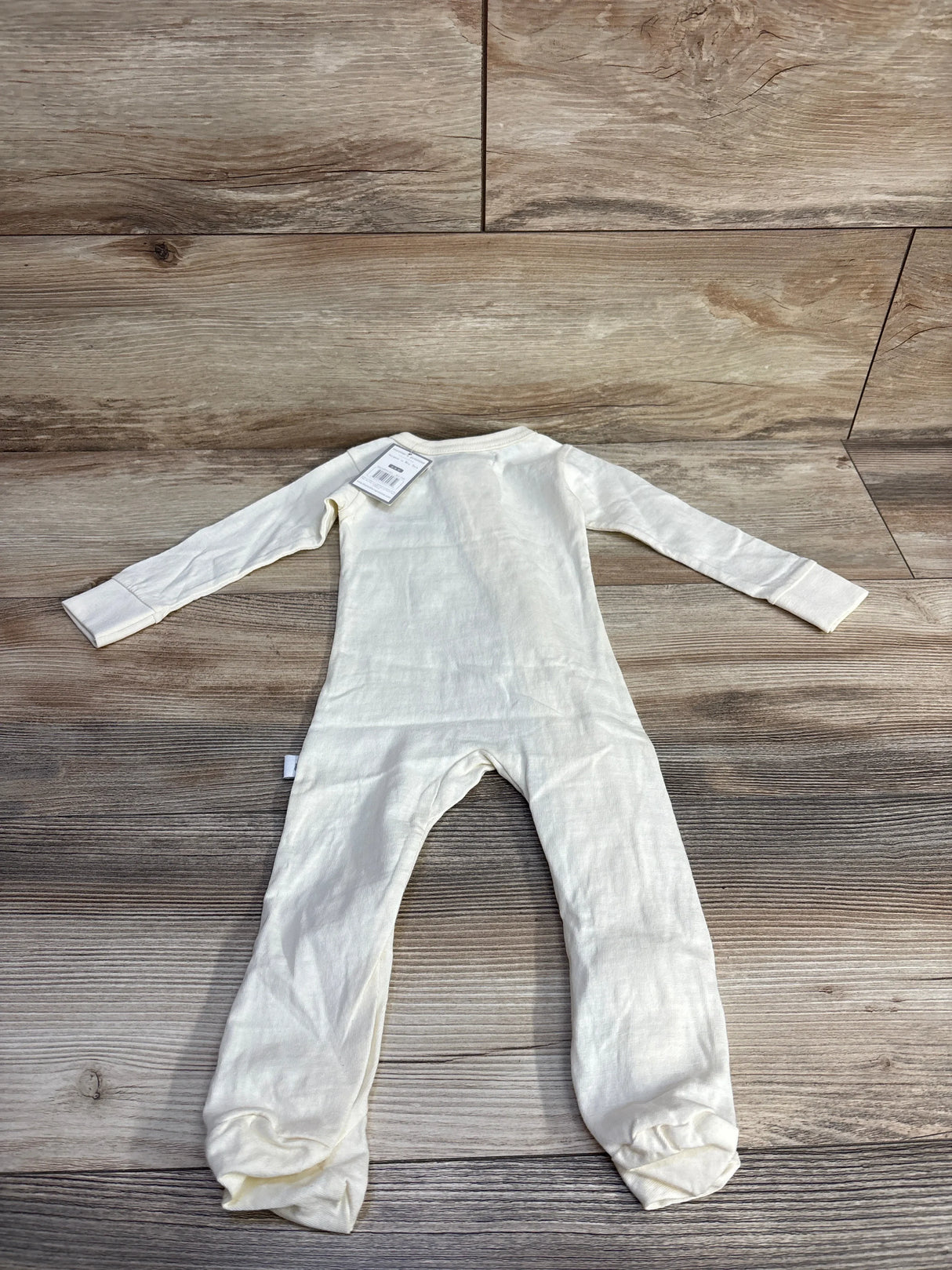 NEW Mother's Promise Ruffle Flower Child Sleeper Cream sz 6-9m - Me n Mommy To Be