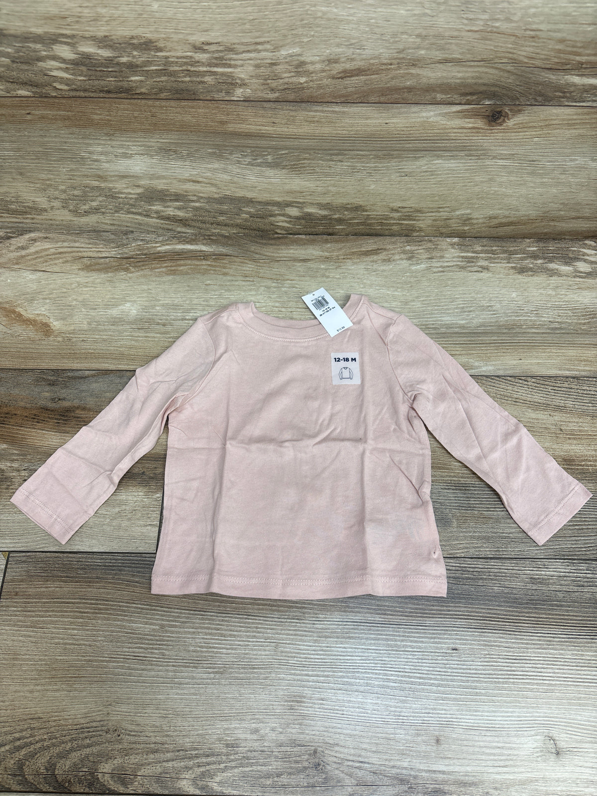 NEW Old Navy Long Sleeve Shirt Pink sz 12-18m