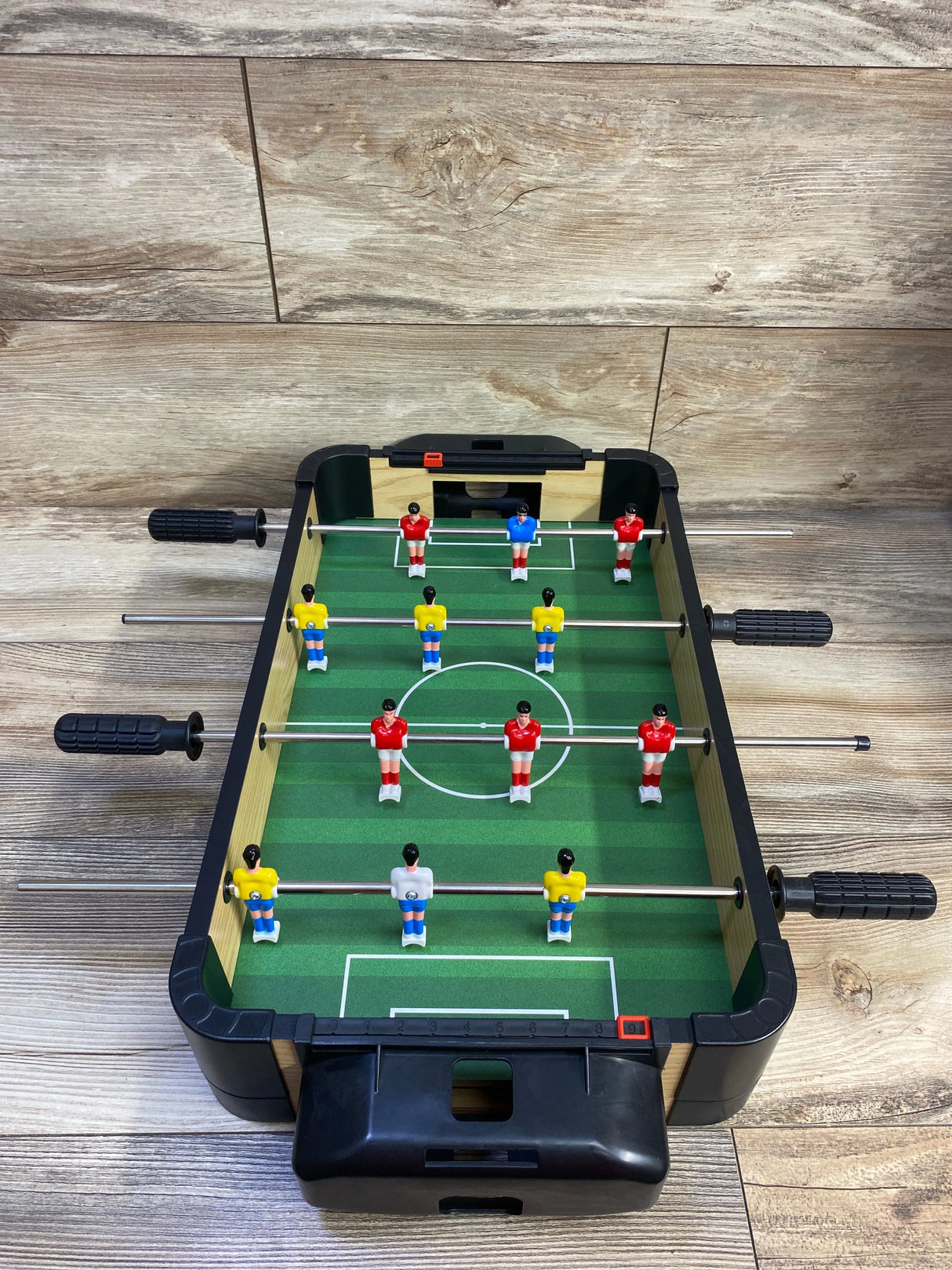Ambassador 2-in-1 Tabletop Foosball and Air Hockey Game Set