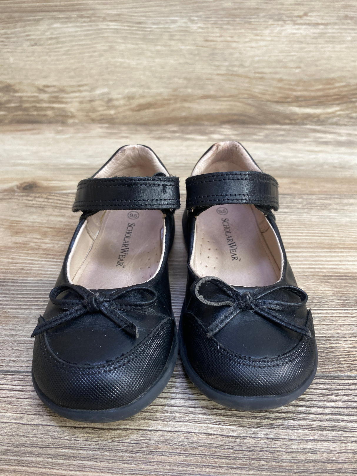 ScholarWear Leather Mary Jane Shoes Black sz 9.5c