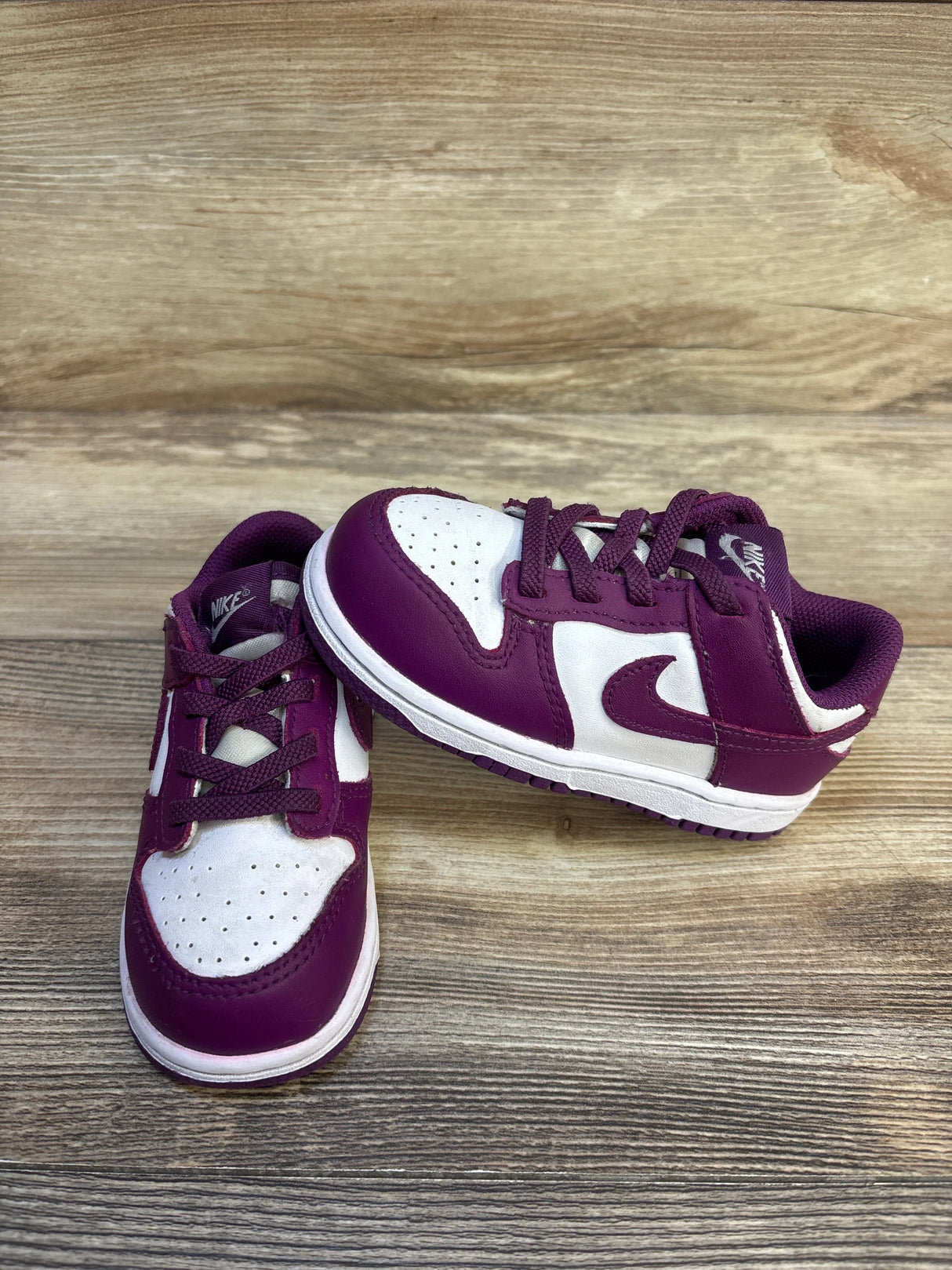 Nike Dunk Low TD 'Viotech White' Sneaker sz 8c