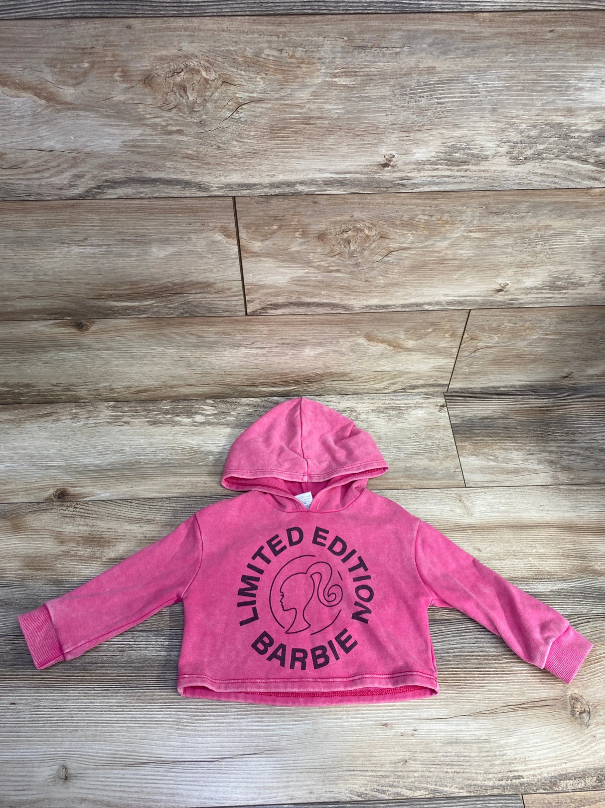 Barbie limited Edition Pull Over Hoodie Pink sz 2T