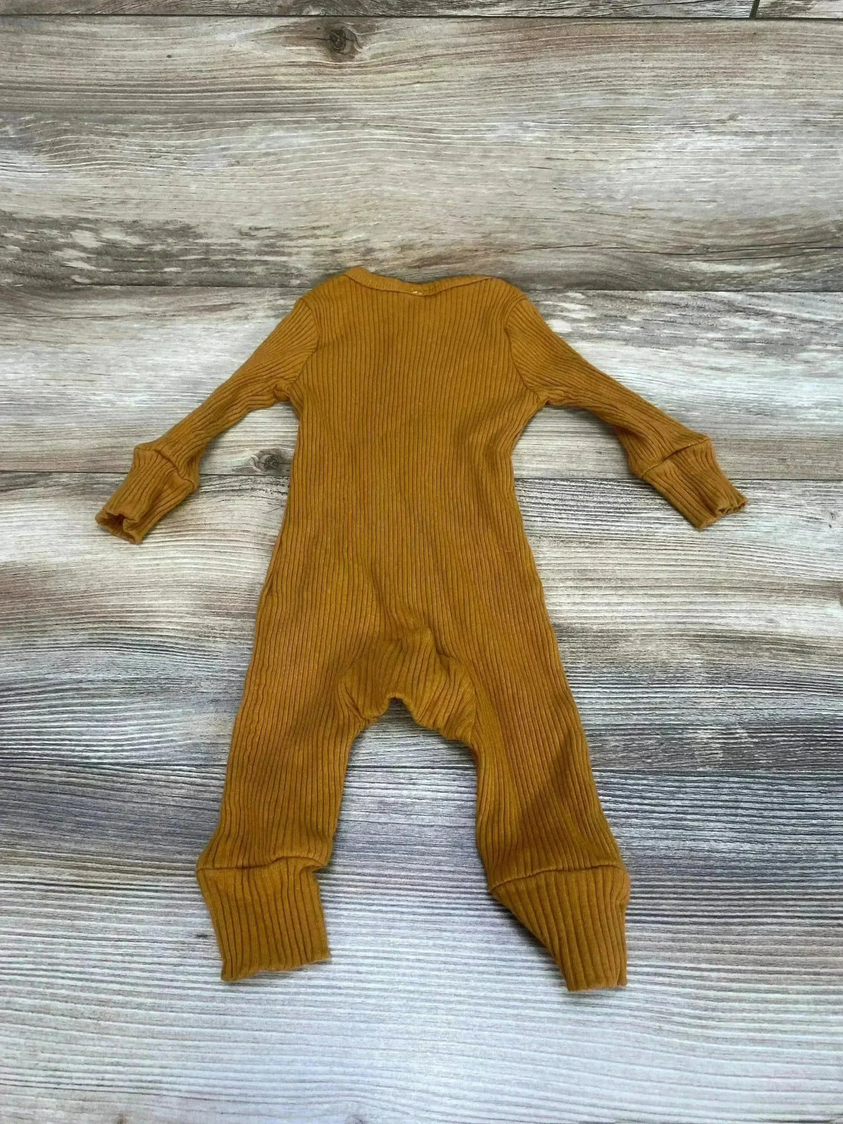 Ribbed Henley Coverall Brown sz 3m - Me n Mommy To Be