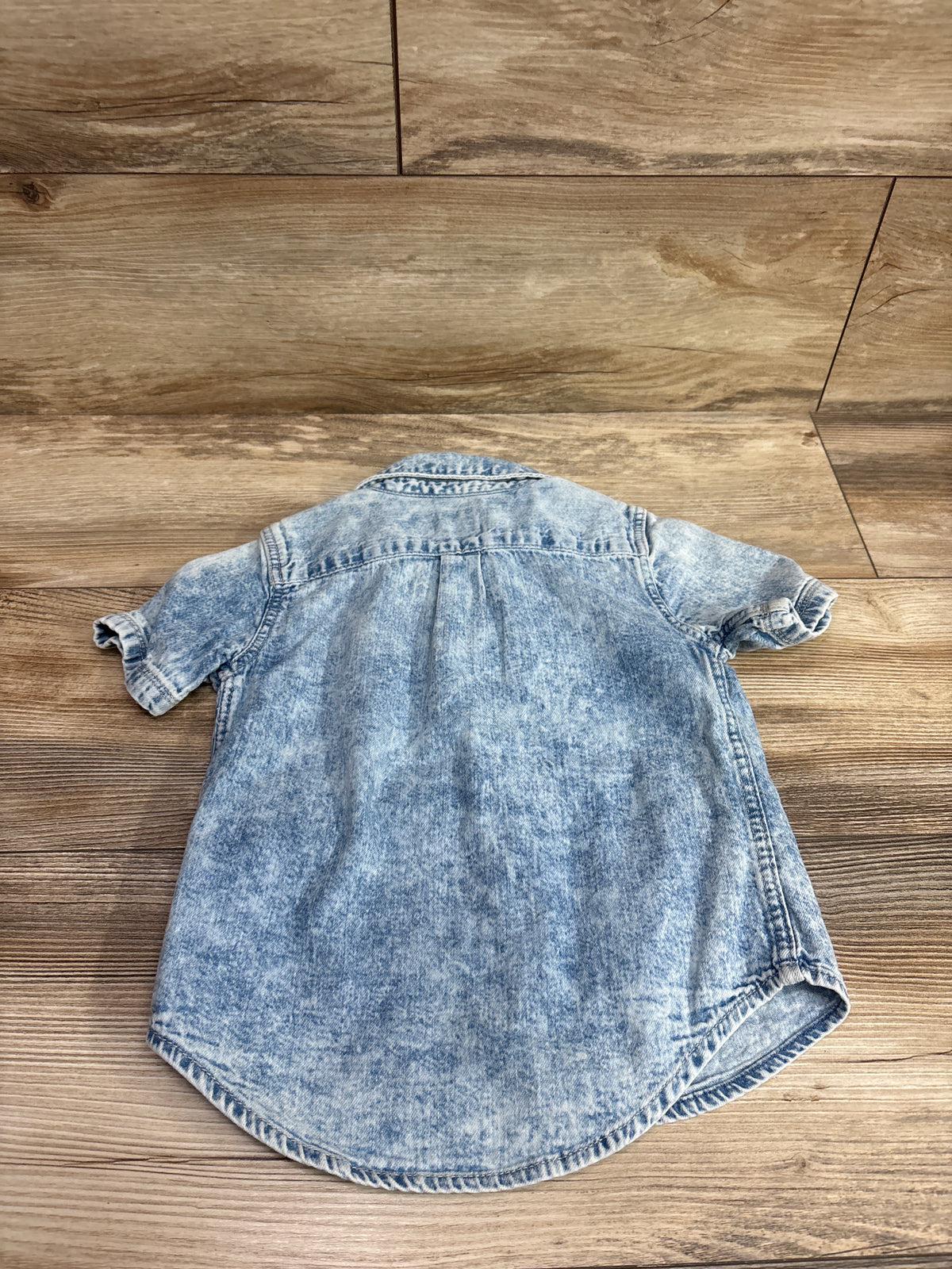 Baby Gap Denim Button-Up Shirt Blue sz 3T