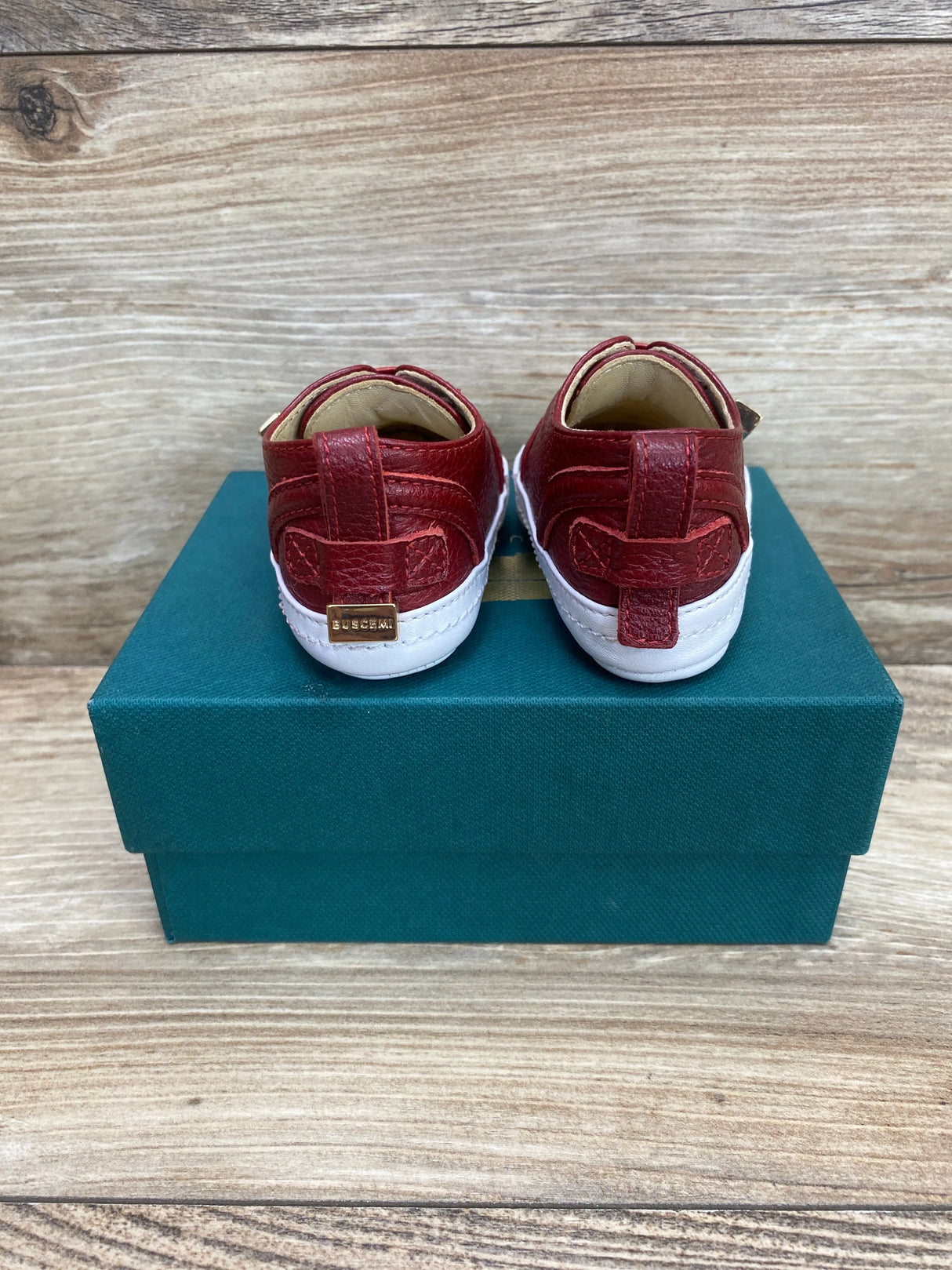 Buscemi 50mm Baby Leather Sneakers sz 0-6m - Me n Mommy To Be