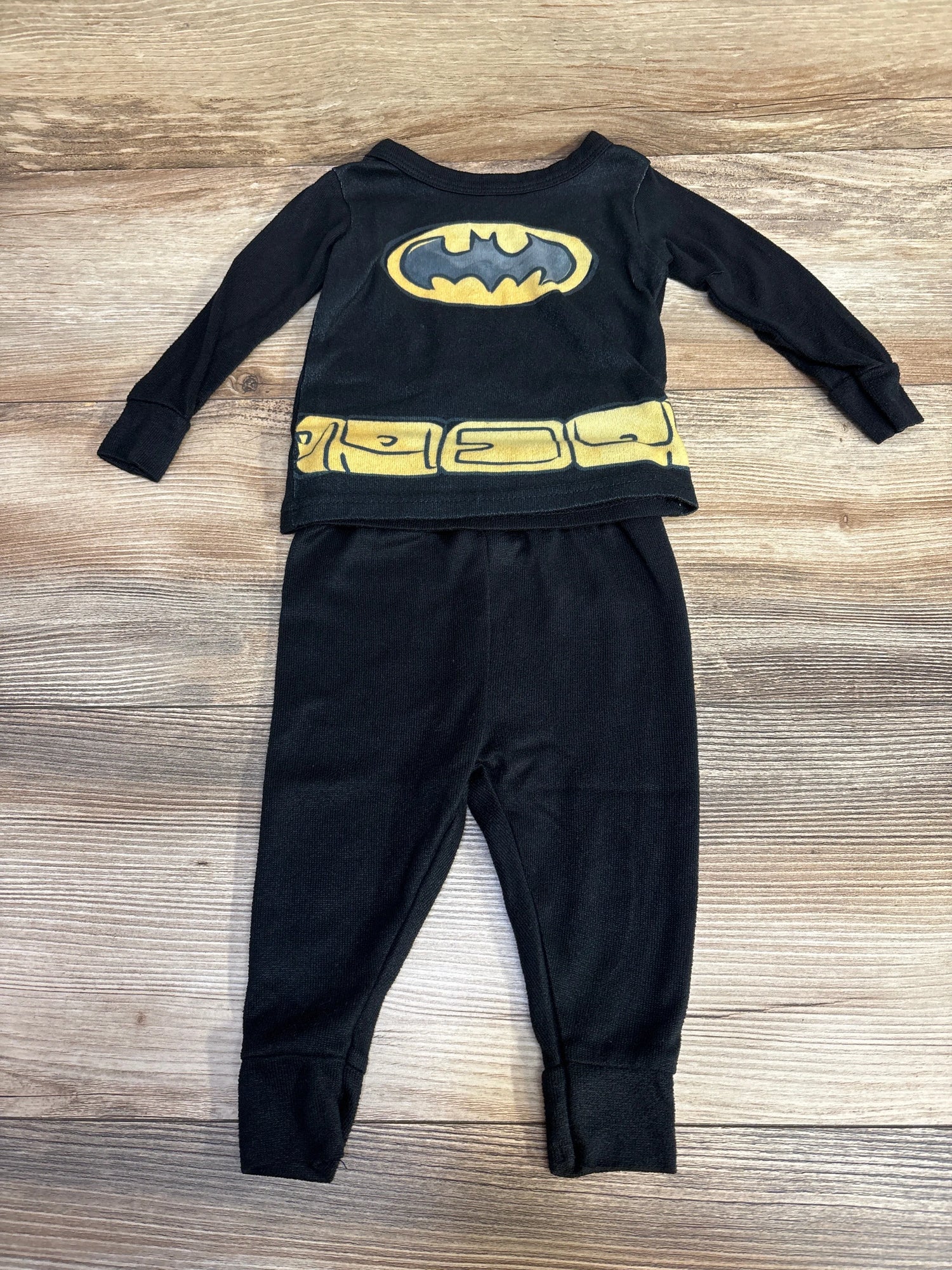 Batman 2pc Pajama Set Black sz 12m - Me n Mommy To Be