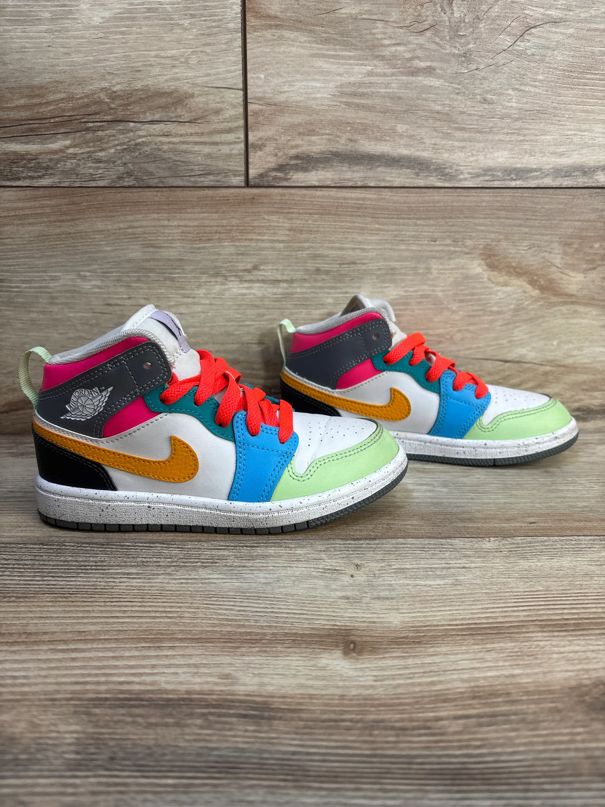 Air Jordan 1 Mid SE PS 'Multi-Color' Sneakers sz 12c