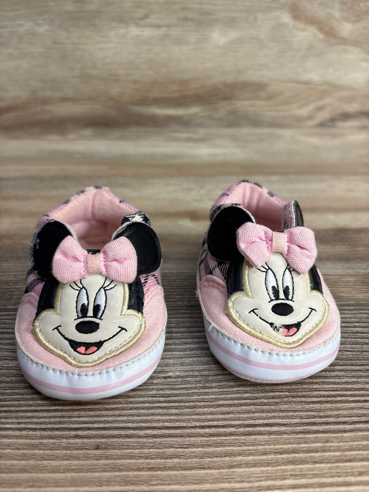 Disney Minnie Mouse Crib Shoes Pink sz 1/2c