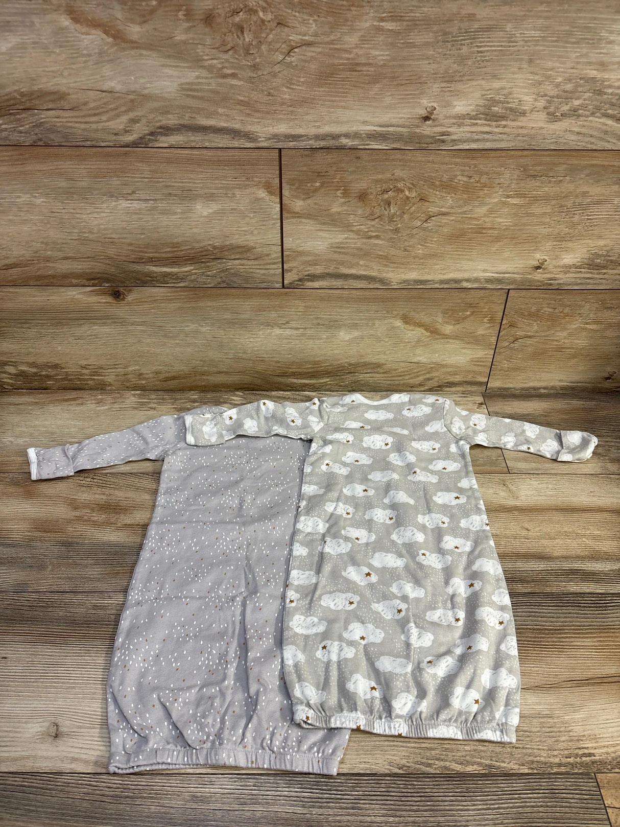 Gerber 2pk Sleep Sacks Grey sz 0-6m