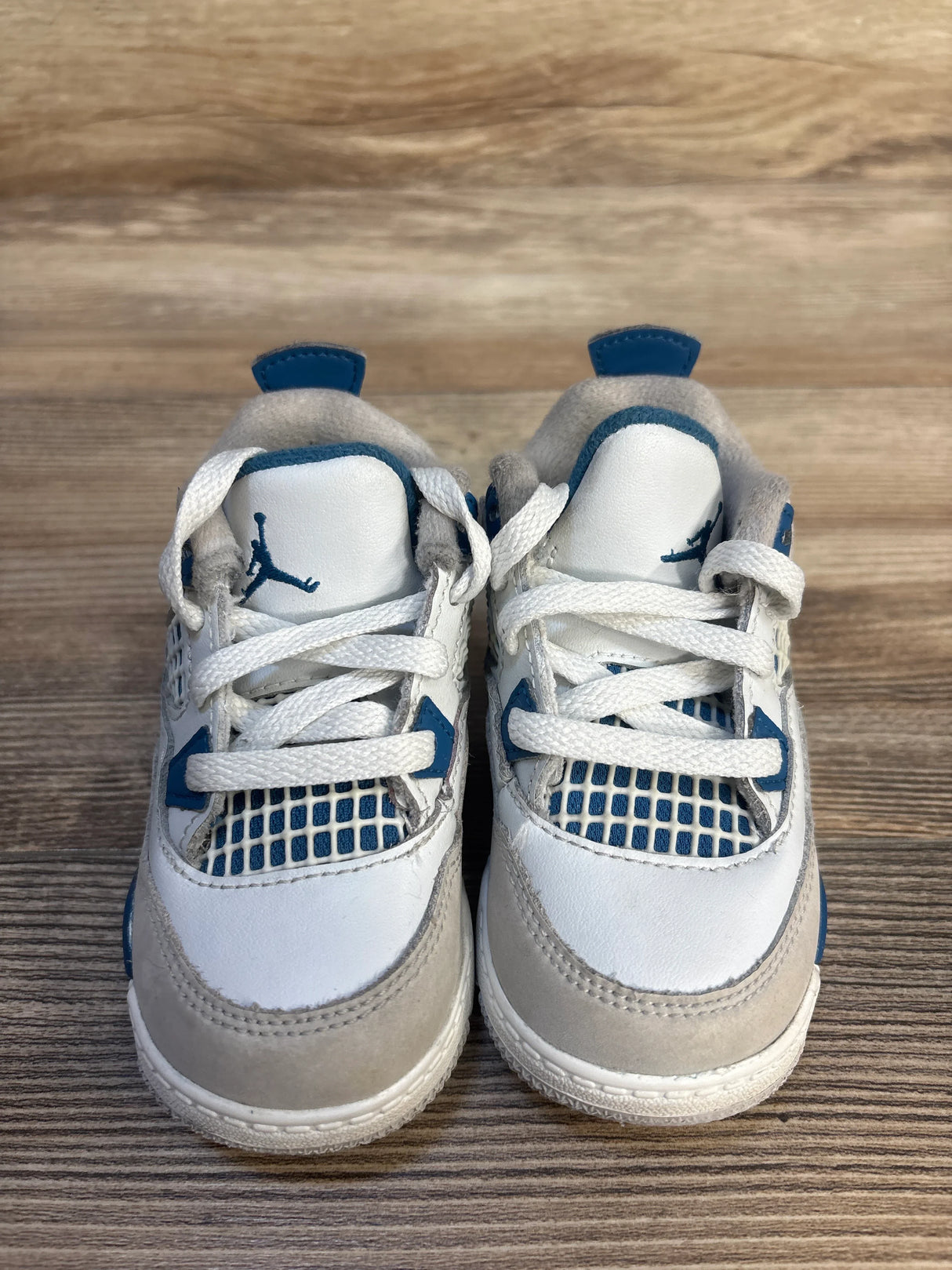 4 Air Jordan 4 Retro TD 'Military Blue' Sneakers sz 6c