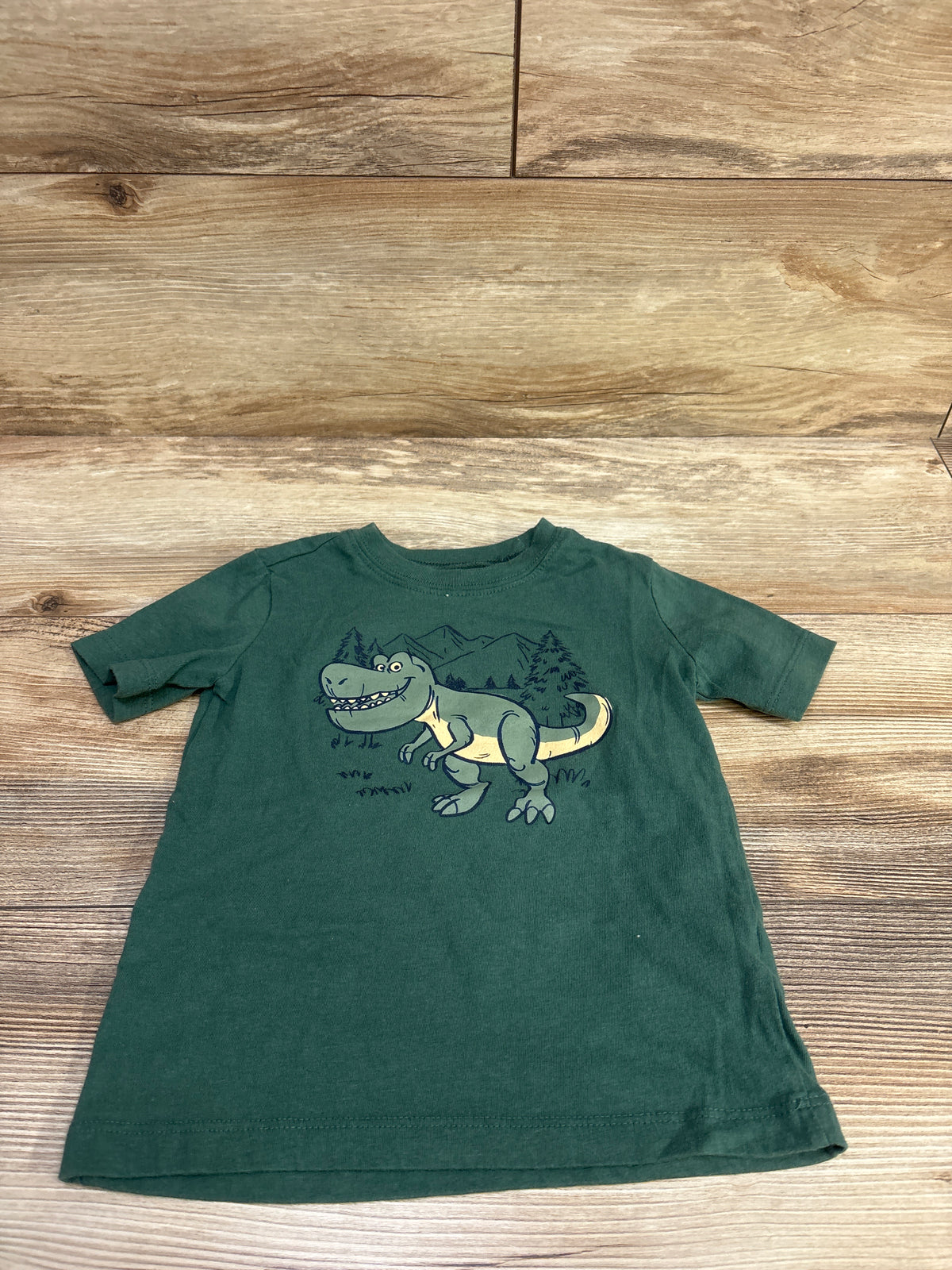Carter's Dinosaur Shirt Green sz 2T