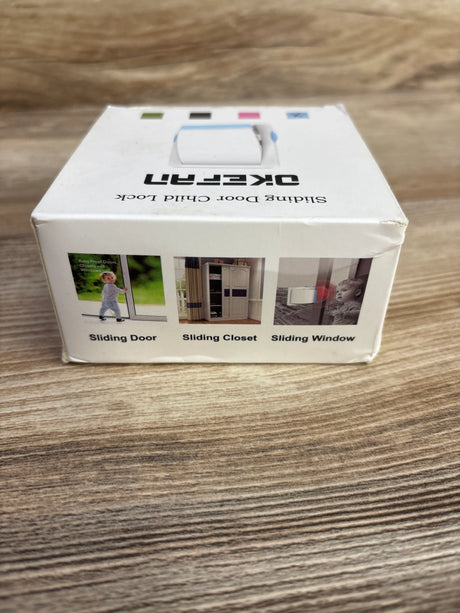 Okefan Sliding Glass Door Lock, Blue - Me n Mommy To Be