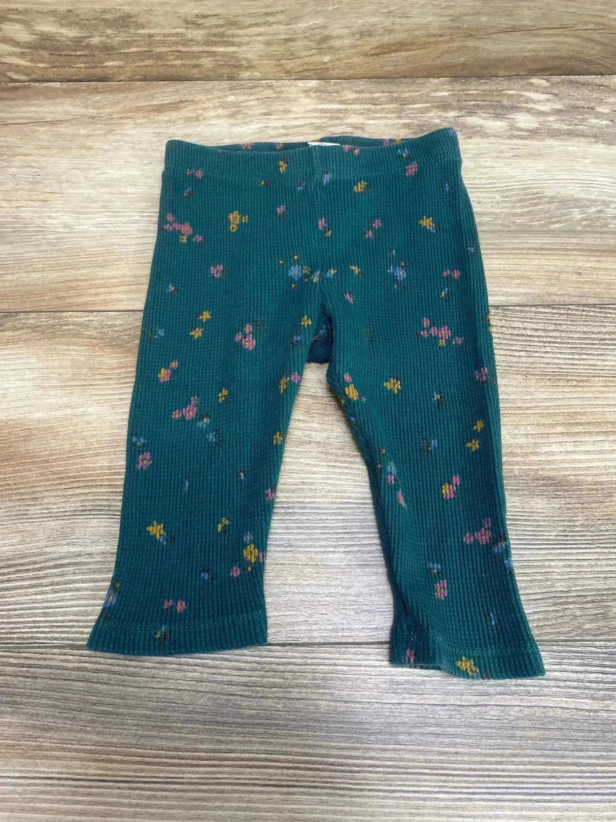 Baby Gap Floral Leggings Green sz 6-12m - Me n Mommy To Be