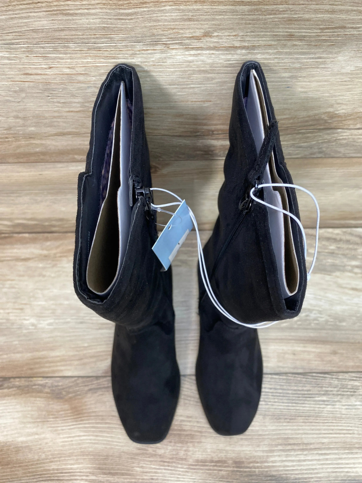 NEW Cat & Jack Mylah Tall Riding Boots Black sz 1Y - Me n Mommy To Be