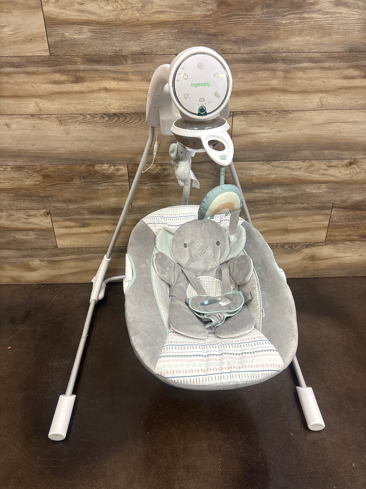 Ingenuity InLighten Soothing Swing - Elephant