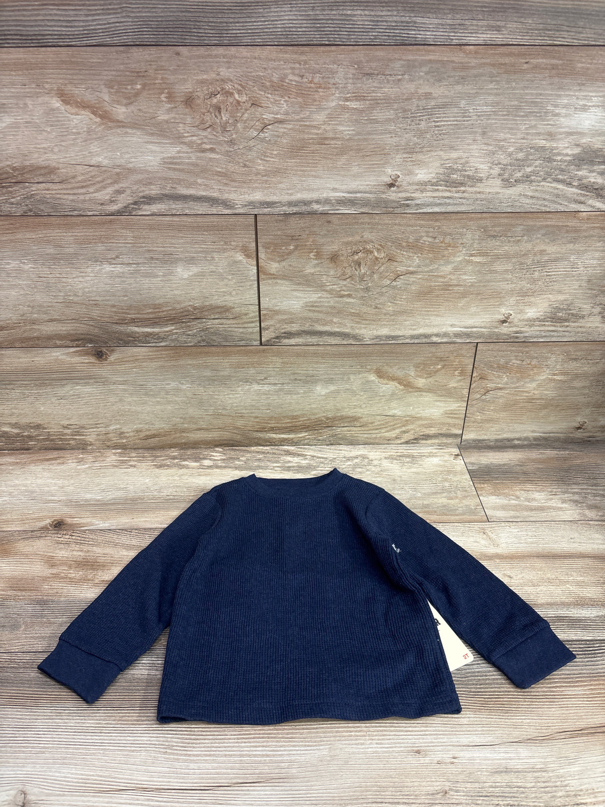 NEW Copper Denim Waffle Knit Thermal Shirt Navy sz 2T