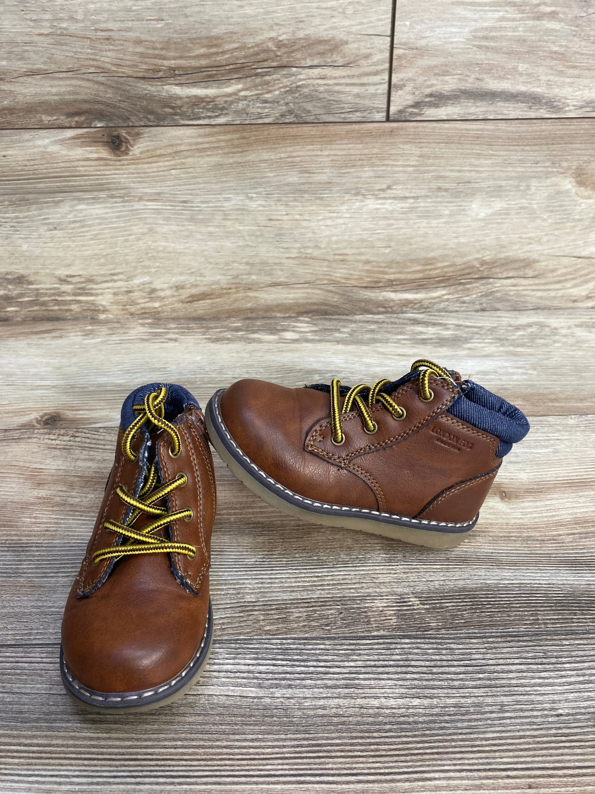 London Fog Leather Boots Brown sz 9c