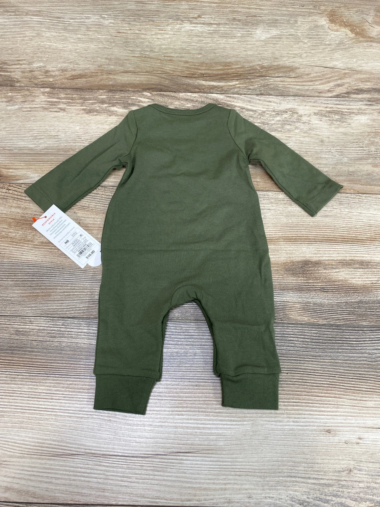 NEW Cat & Jack Hello Fall Coverall Green sz NB - Me n Mommy To Be