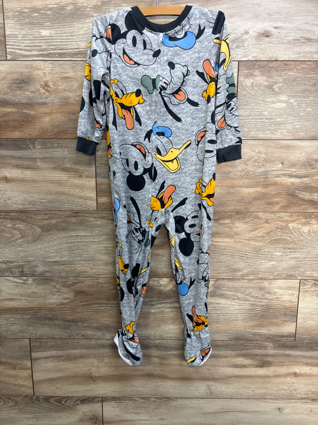 Disney Junior Mickey Mouse Blanket Sleeper Grey sz 4T