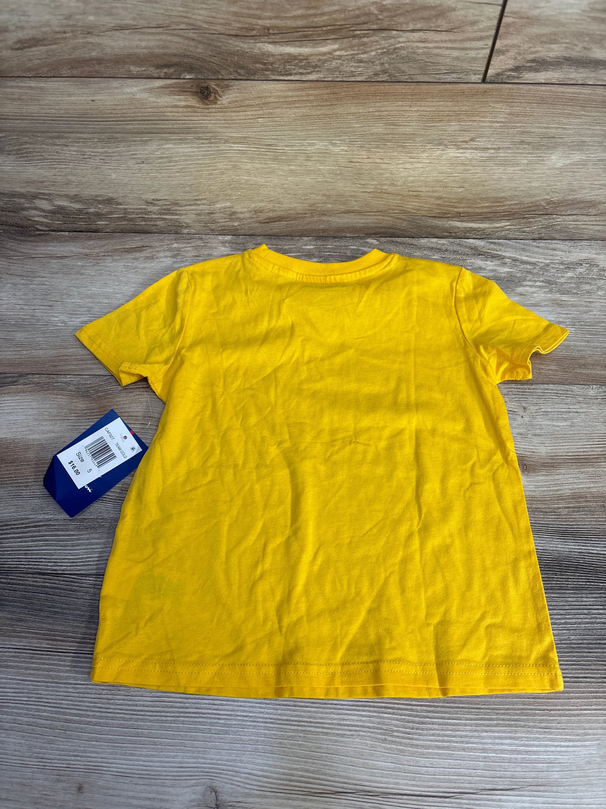 NEW Champion Logo Shirt Yellow sz 5T