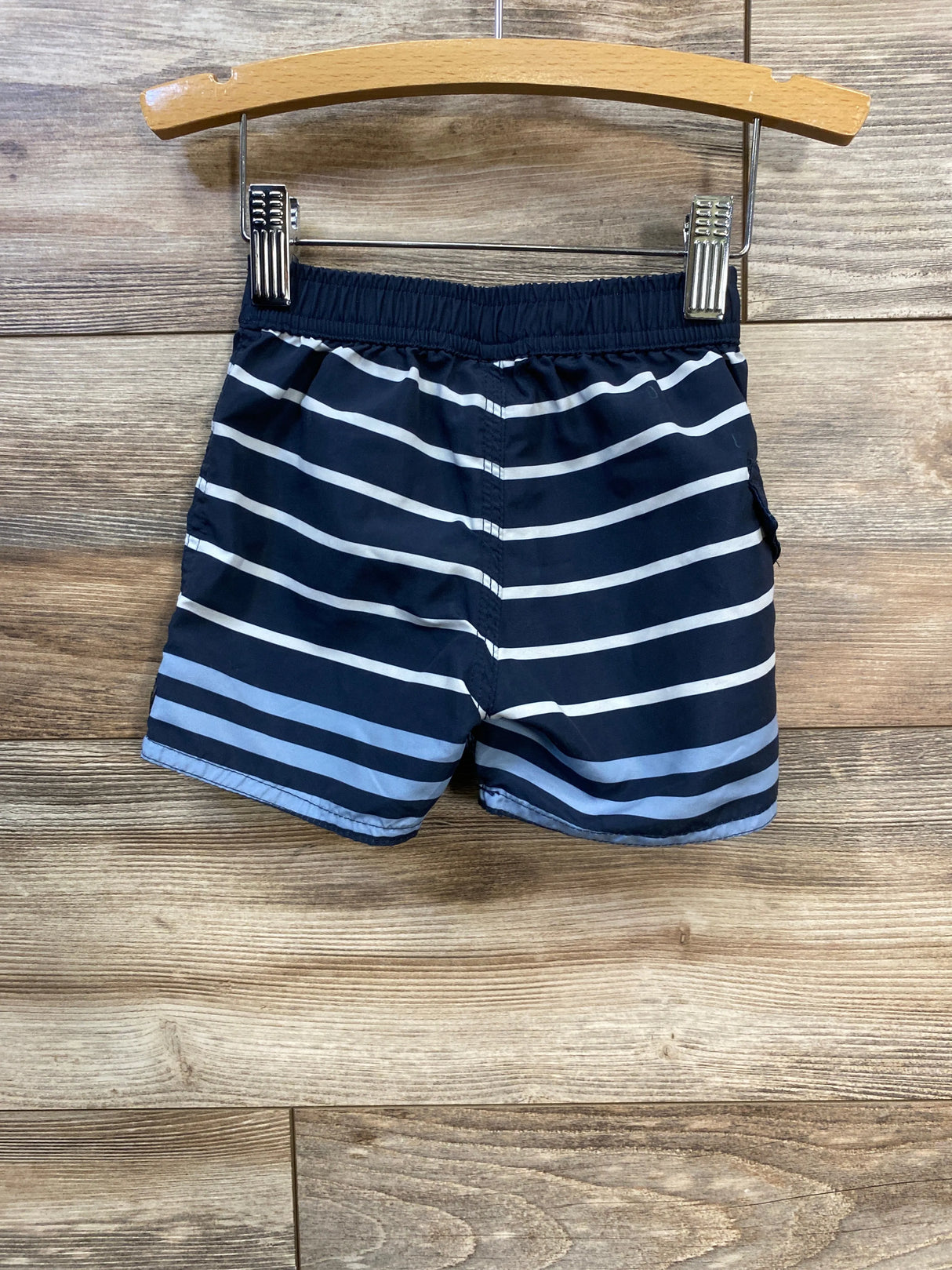 Volcom Striped Board Shorts Navy sz 12m - Me n Mommy To Be