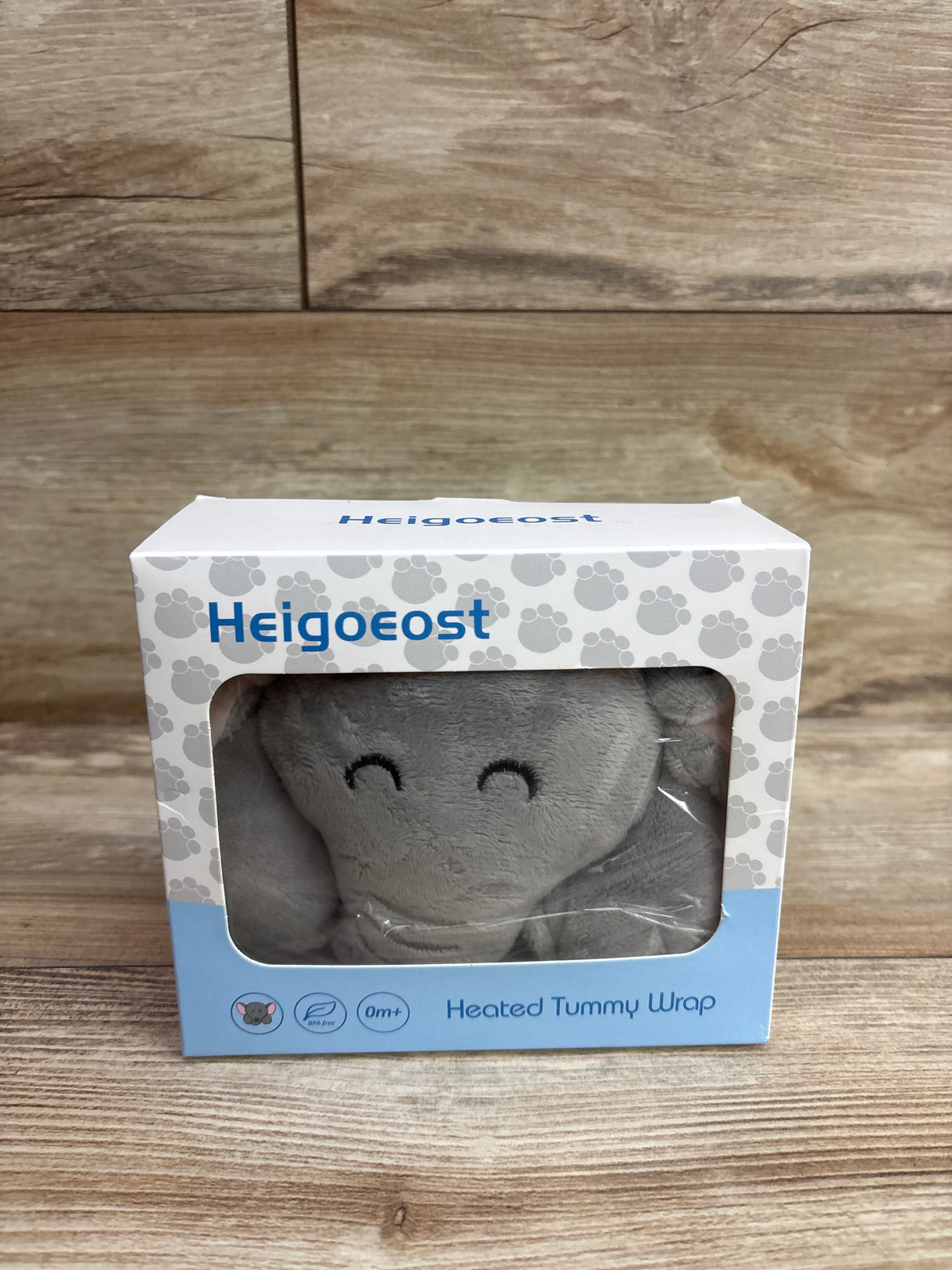 Heigoeost Heated Tummy Wrap For Baby Colic and Gas Relief - Elephant