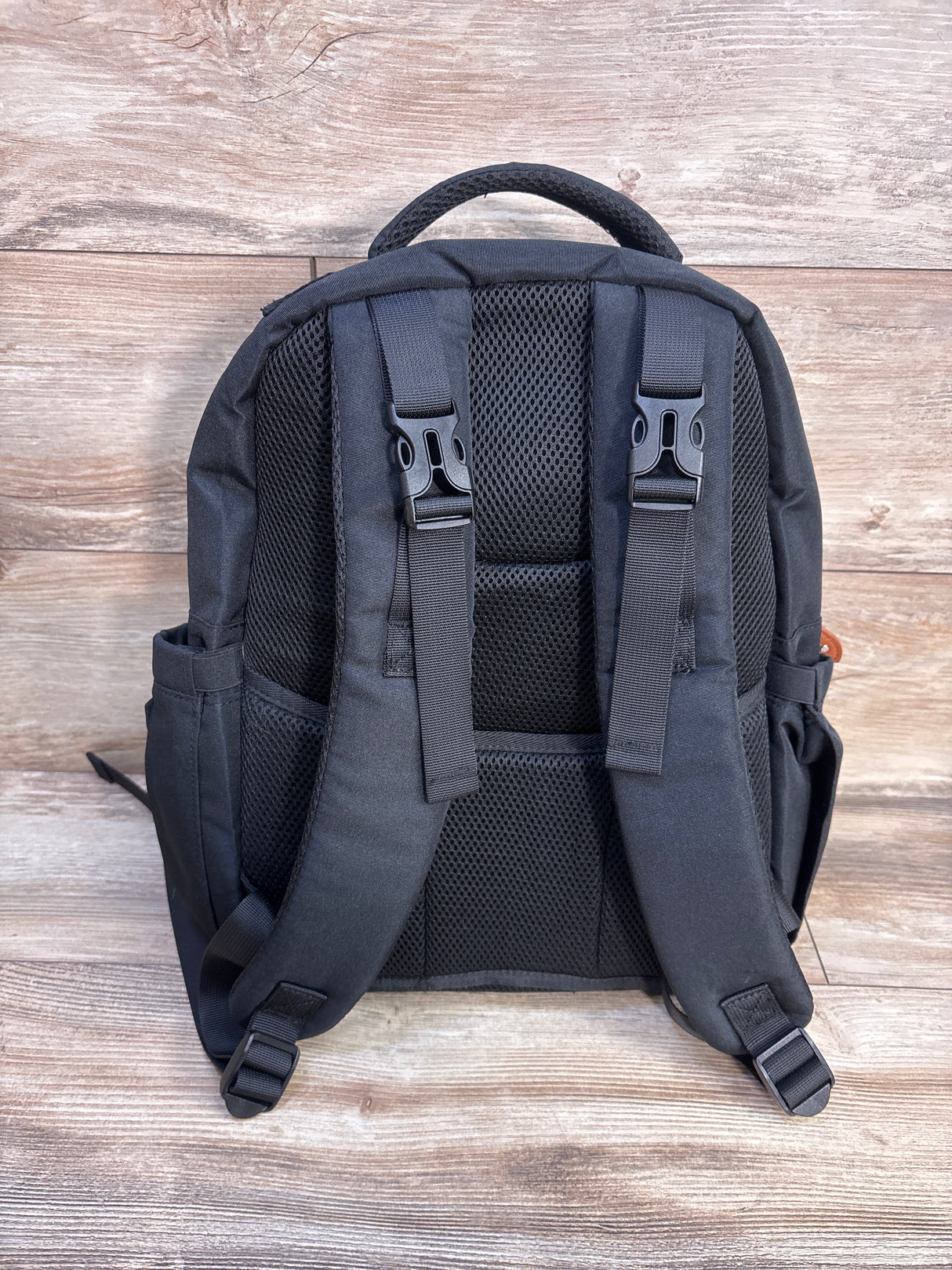 BabbleRoo Travel Diaper Bag Backpack with Changing Pad Black