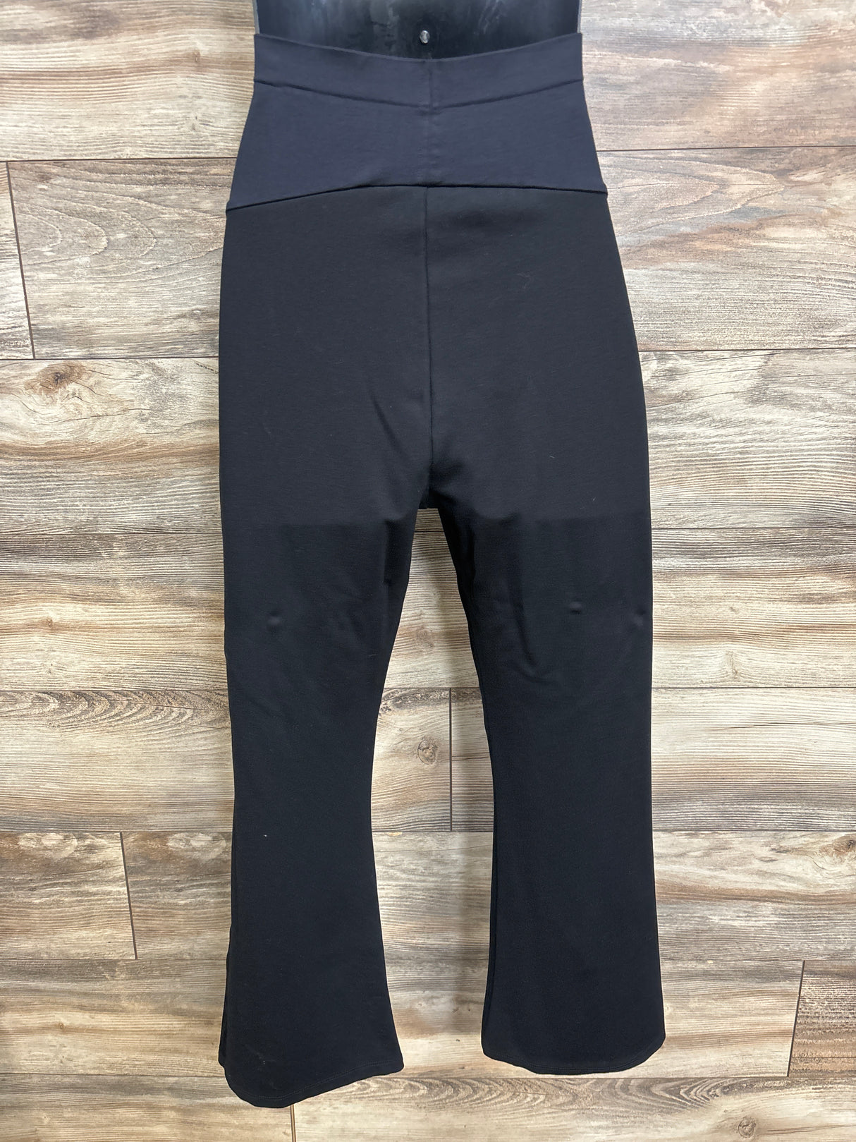 Old Navy Maternity Full-Panel Stevie Straight Pants Black sz Large