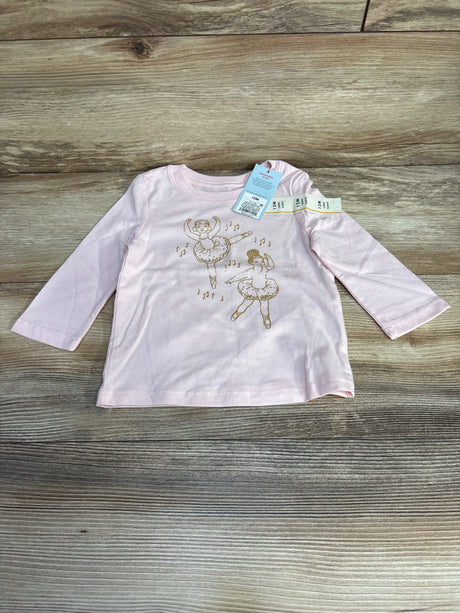 NEW Cat & Jack Ballerina Shirt Pink sz 12m - Me n Mommy To Be