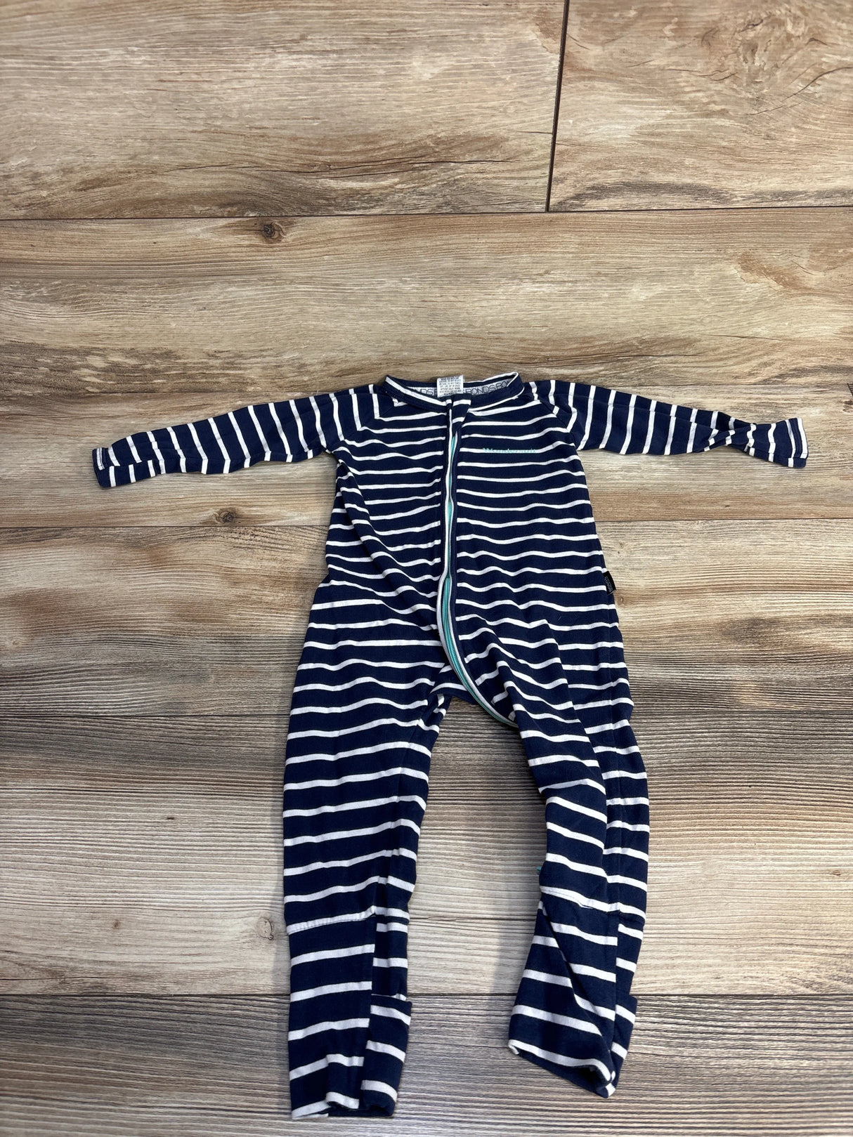 Bonds Wondersuit Striped Coverall Navy sz 6-12m