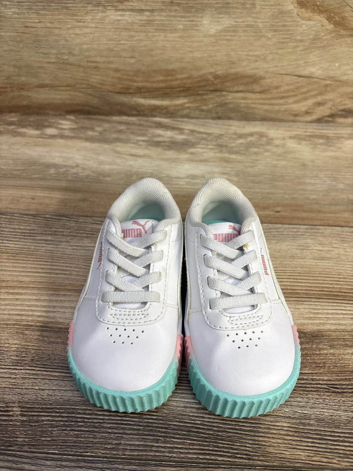 Puma Carina 2.0 Fade Sneakers White sz 6c