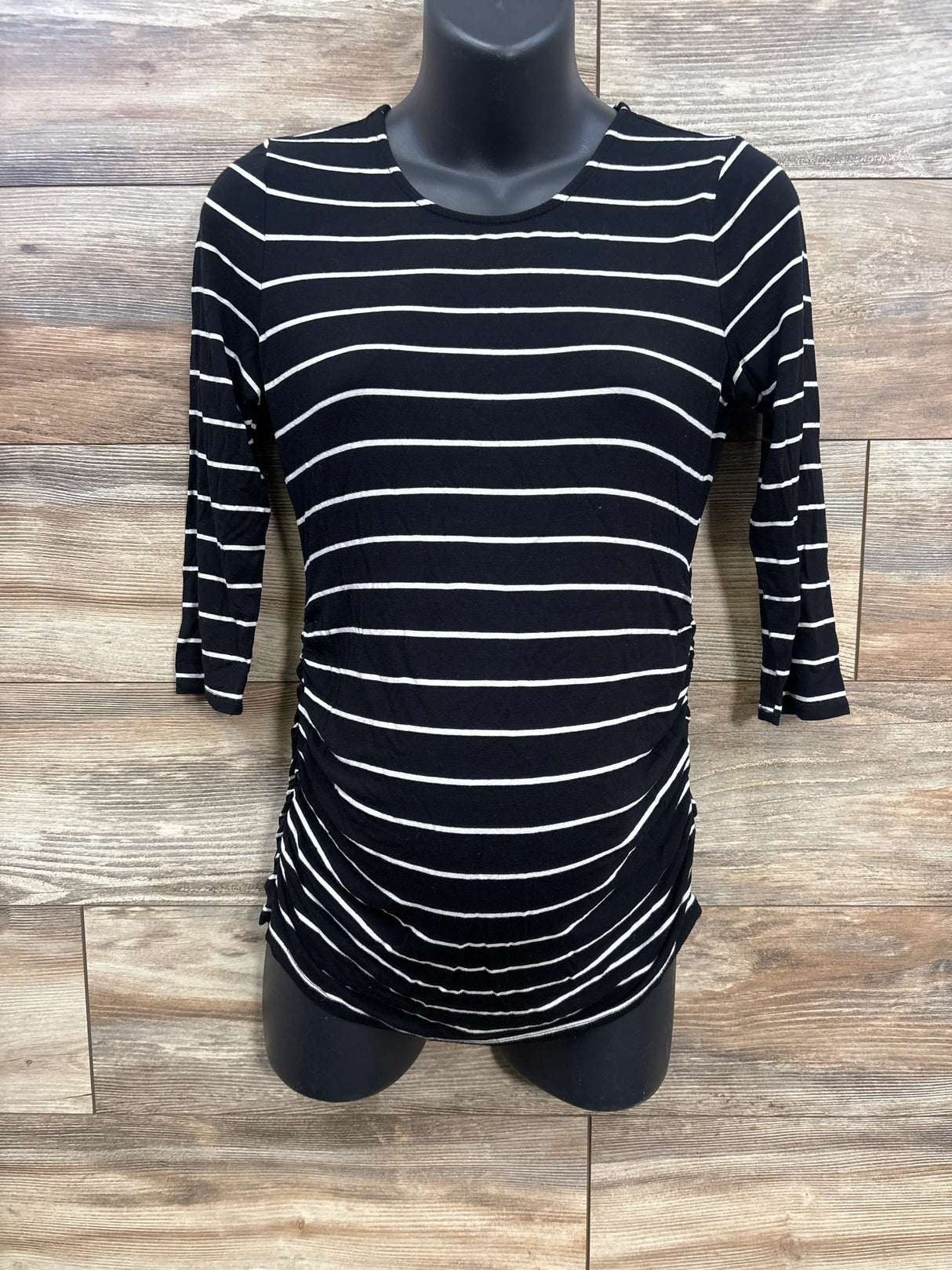 Jessica Simpson Maternity Striped Shirt Black sz Small - Me n Mommy To Be